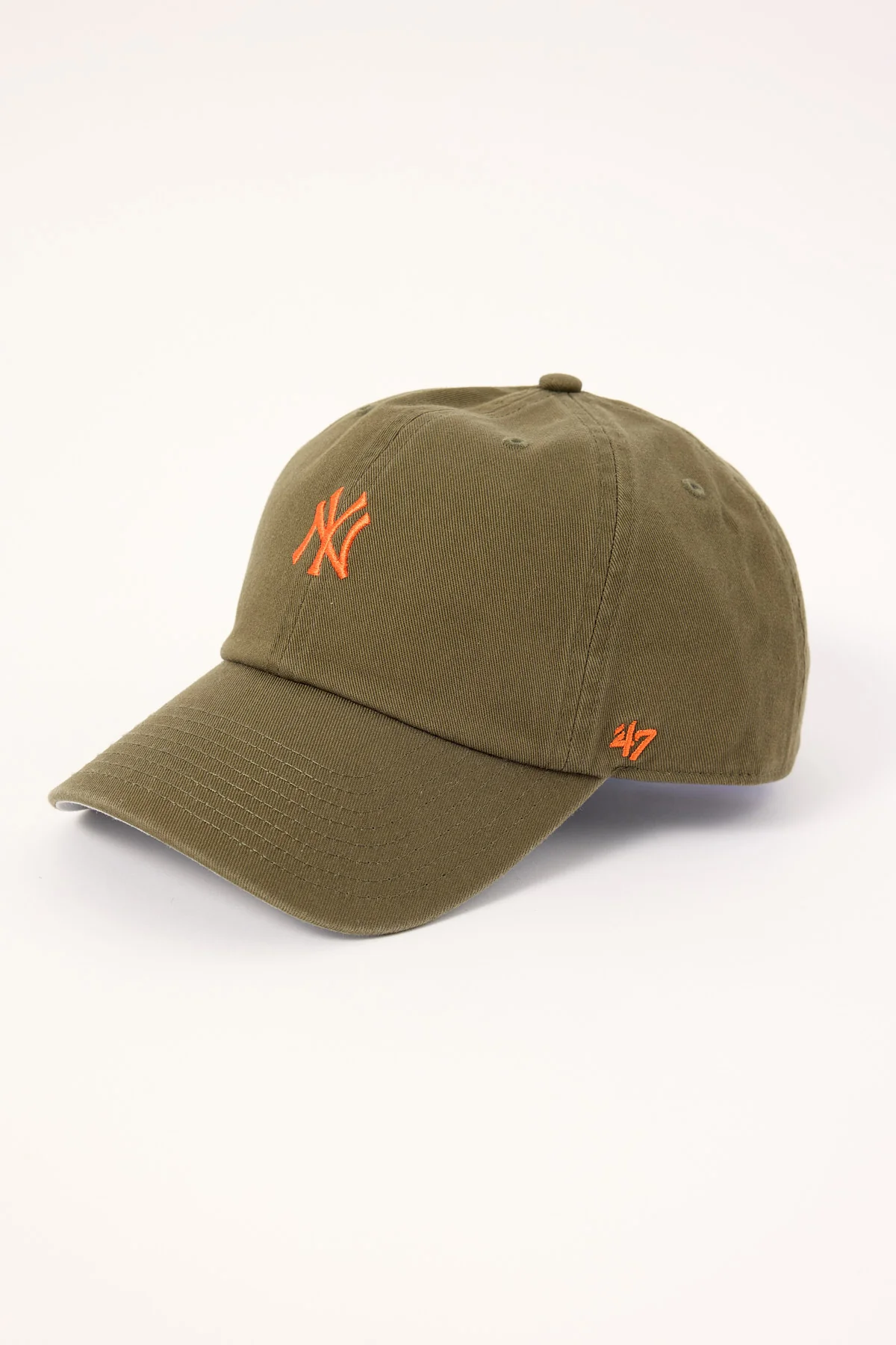 47 Brand New York Yankees Base Runner 47 Clean Up Cap Sandalwood/Orange - Image 5