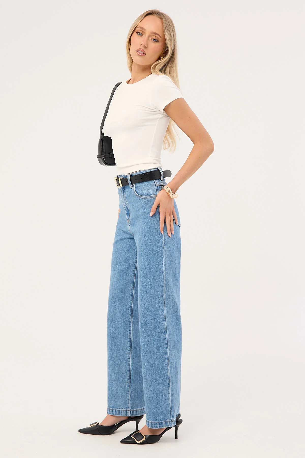 Abrand 94 High Wide Petite Jean Debbie Blue - Image 4