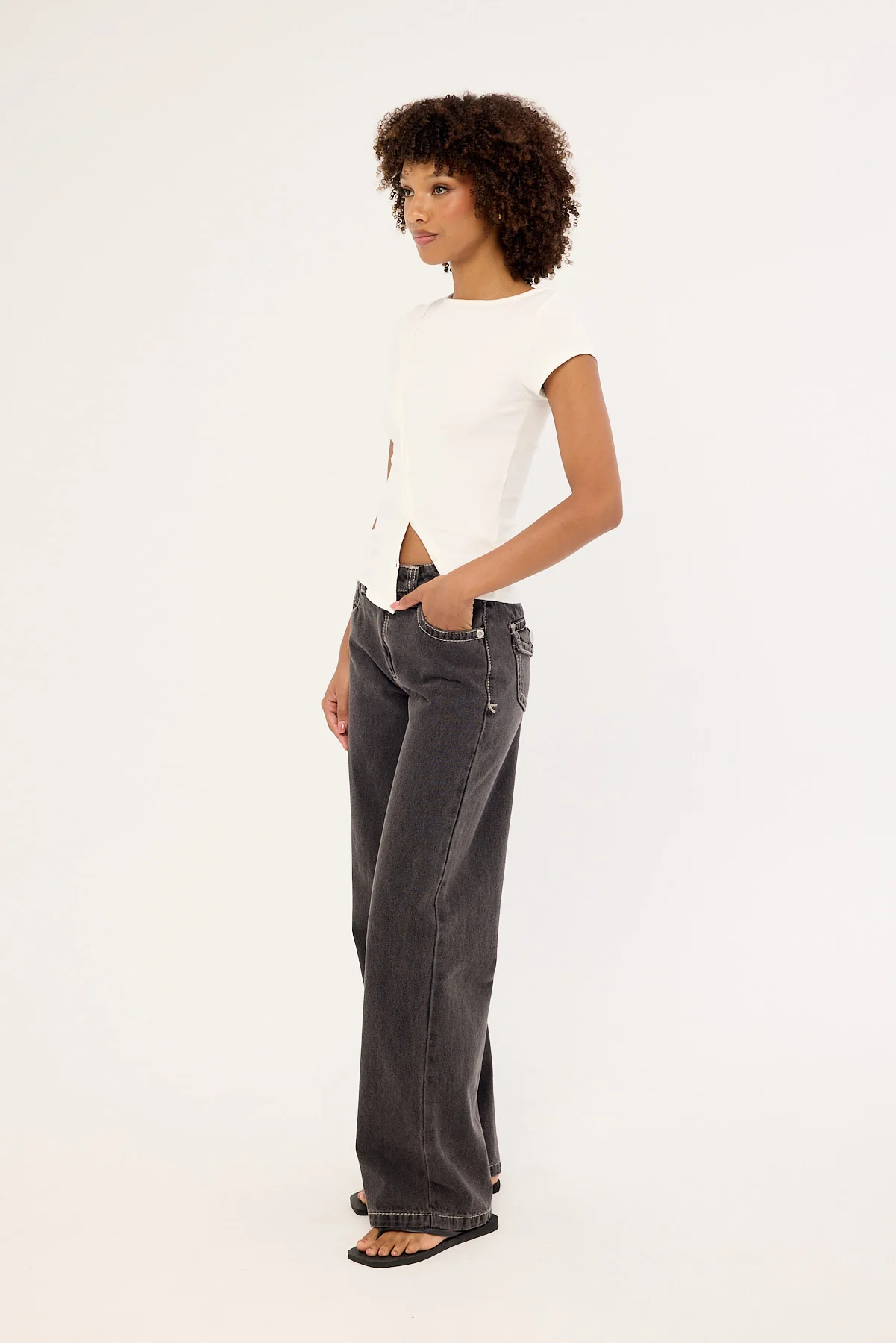 Abrand 95 Mid Baggy Jean Frankie HS Black - Image 4
