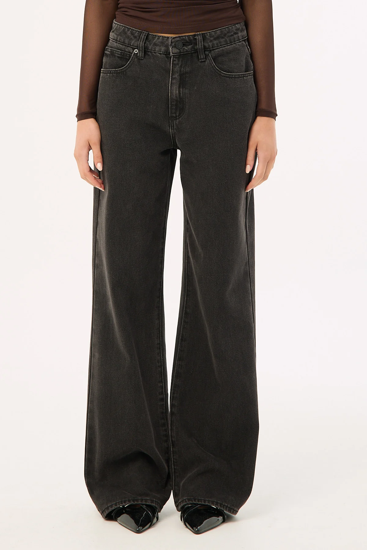Abrand 95 Mid Baggy Jean Heidi Black - Image 2