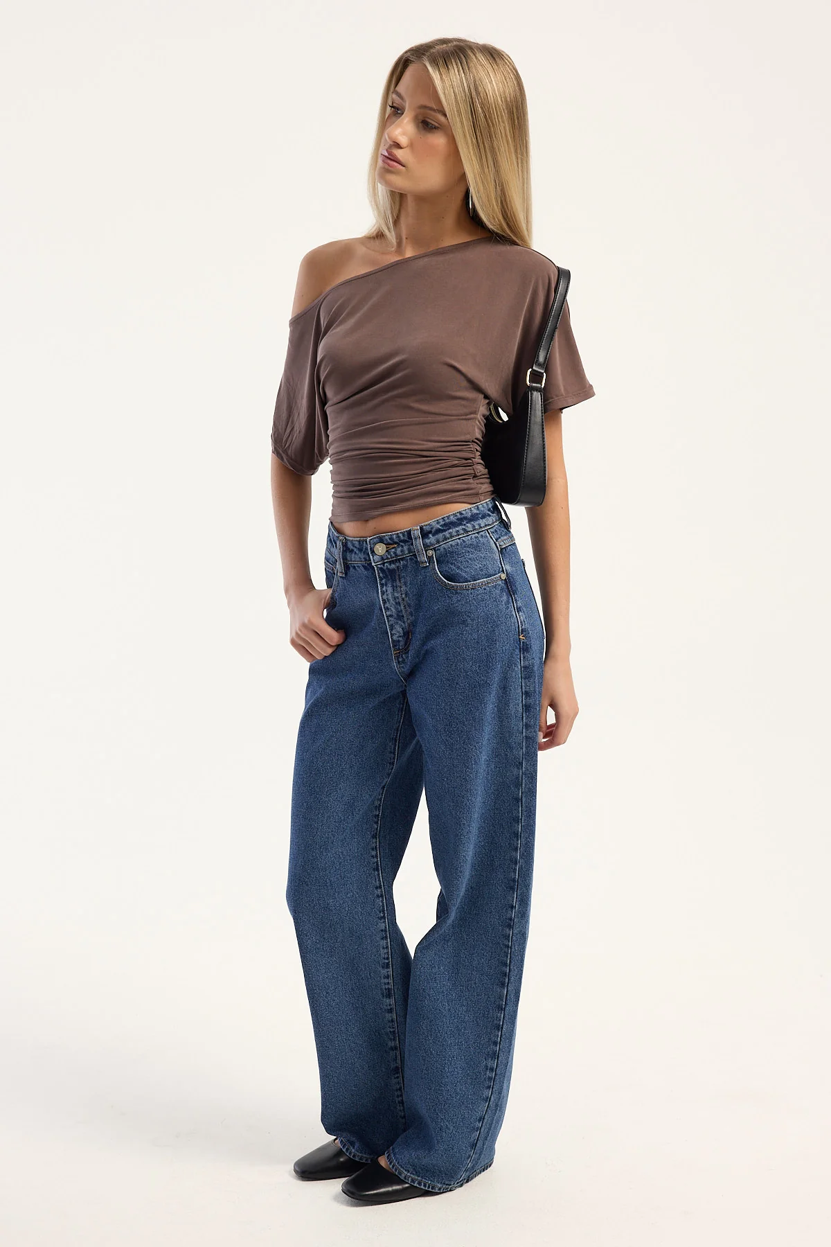 Abrand 95 Mid Rise Baggy Jean Bella Mid Blue - Image 7