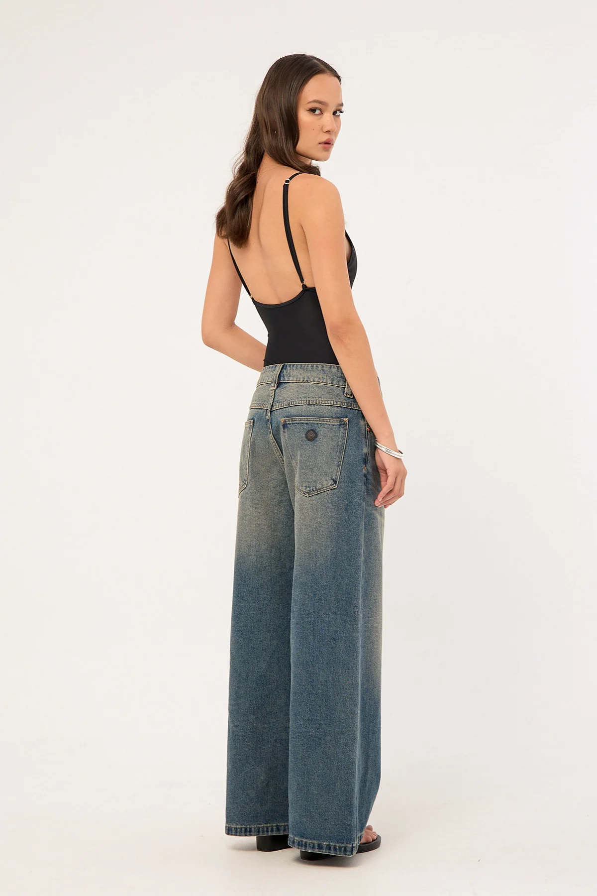 Abrand 99 Low Mega Baggy Jean Lindsey Green/Blue - Image 4