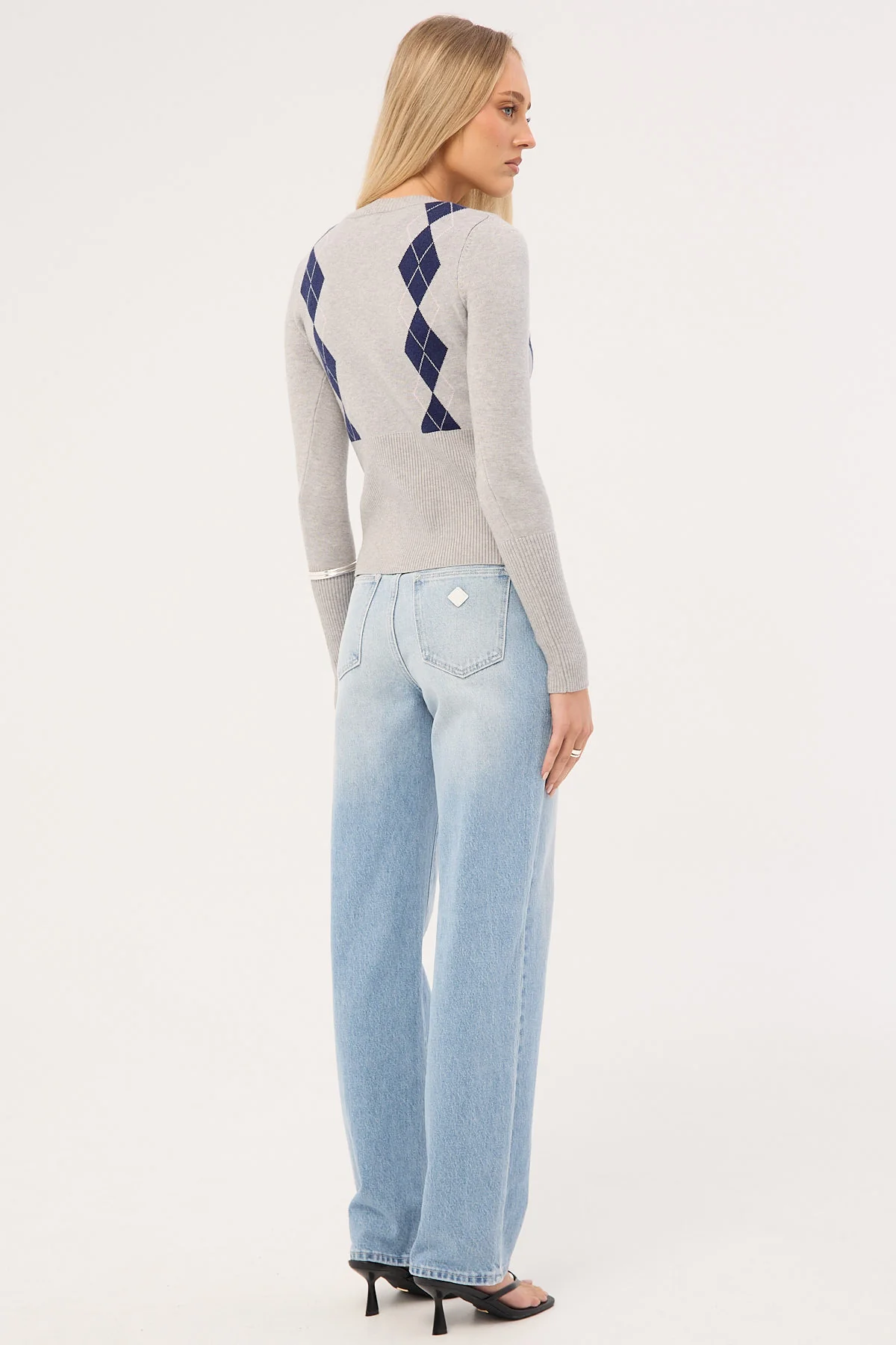 Abrand A 94 High Straight Petite Jean Gia Organic Blue - Image 6