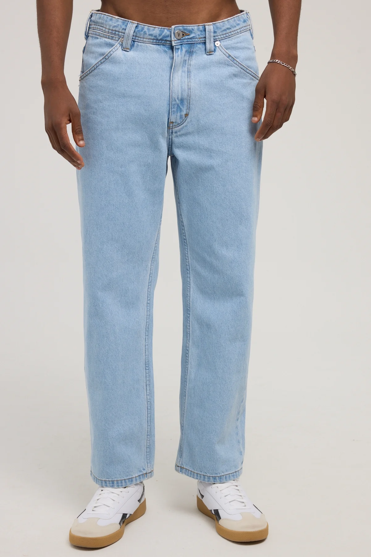 Abrand A5 Baggy Crop Jean John Blue - Image 7