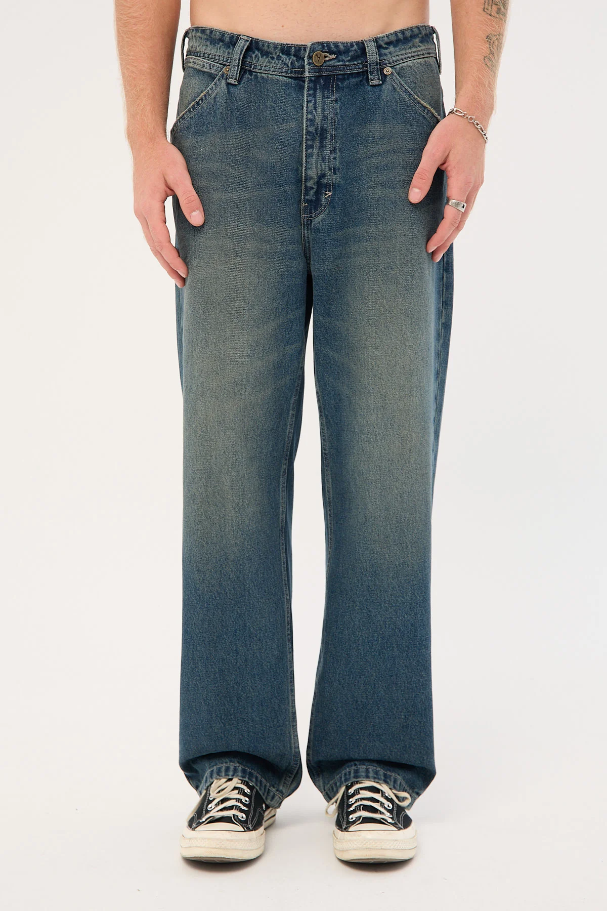 Abrand A5 Baggy Jean Erik Tint Dark Blue - Image 8