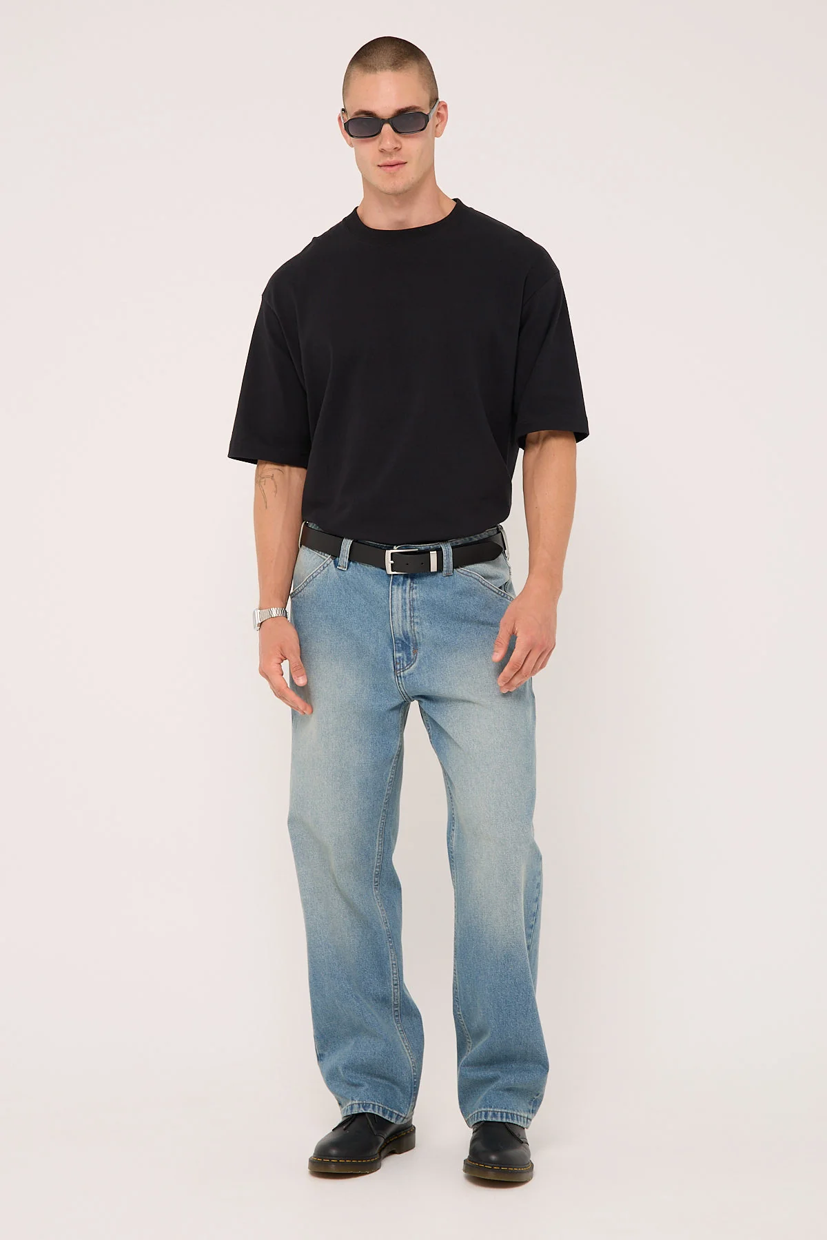 Abrand A5 Nicky Baggy Jean Tint Mid Blue - Image 2