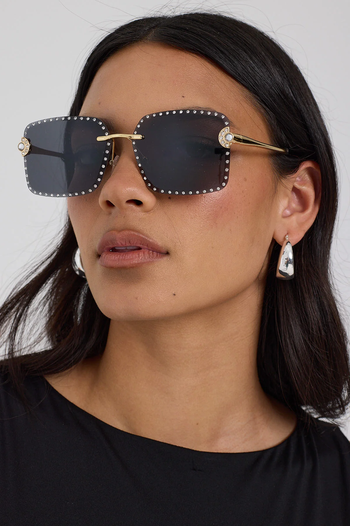 Angels Whisper Sweet Life Sunglasses Black - Image 4