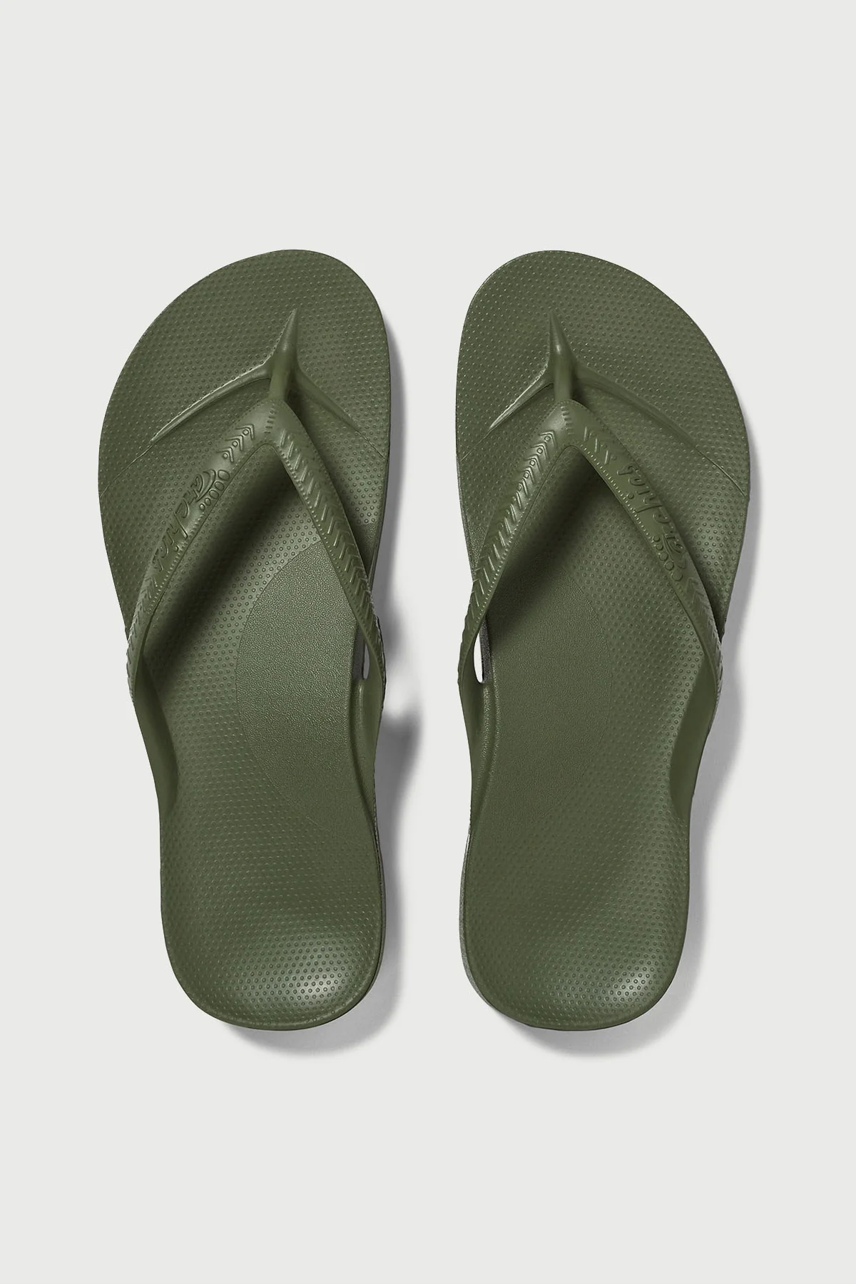 Archies Footwear Arch Support Thong Khaki - Image 2