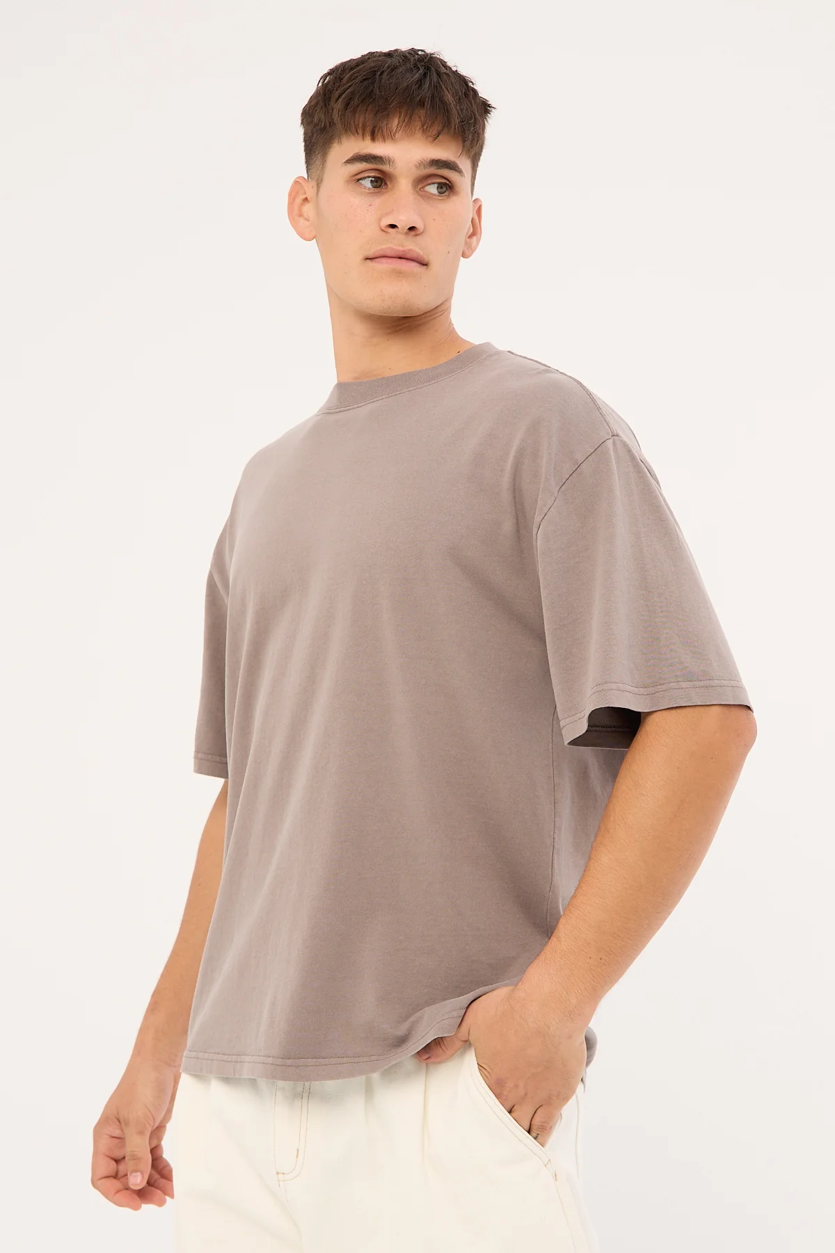 As Colour Heavy Weight Organic Tee Faded Grey - Image 3