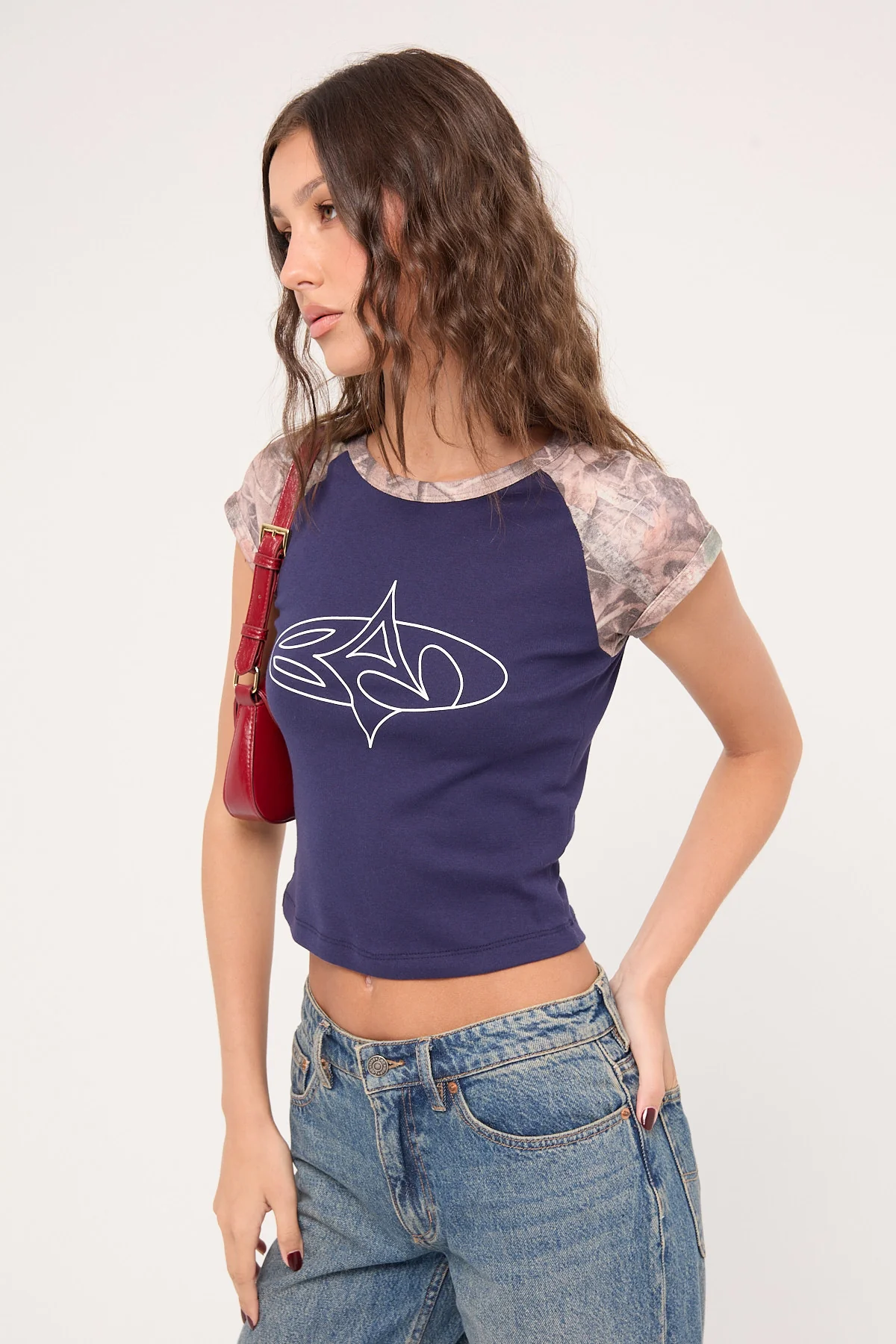 Basic Pleasure Mode Hunter Shinjuku Tee Navy/Multi - Image 3
