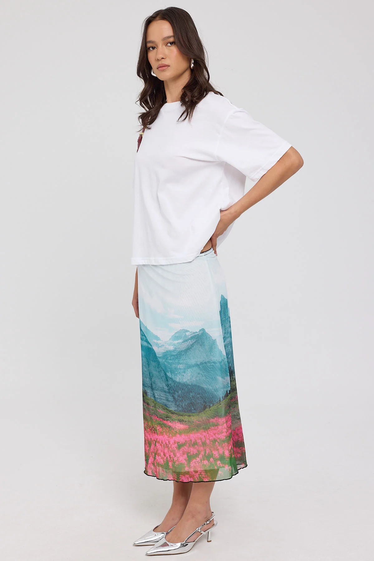 Basic Pleasure Mode Meadow Skirt Multi - Image 3