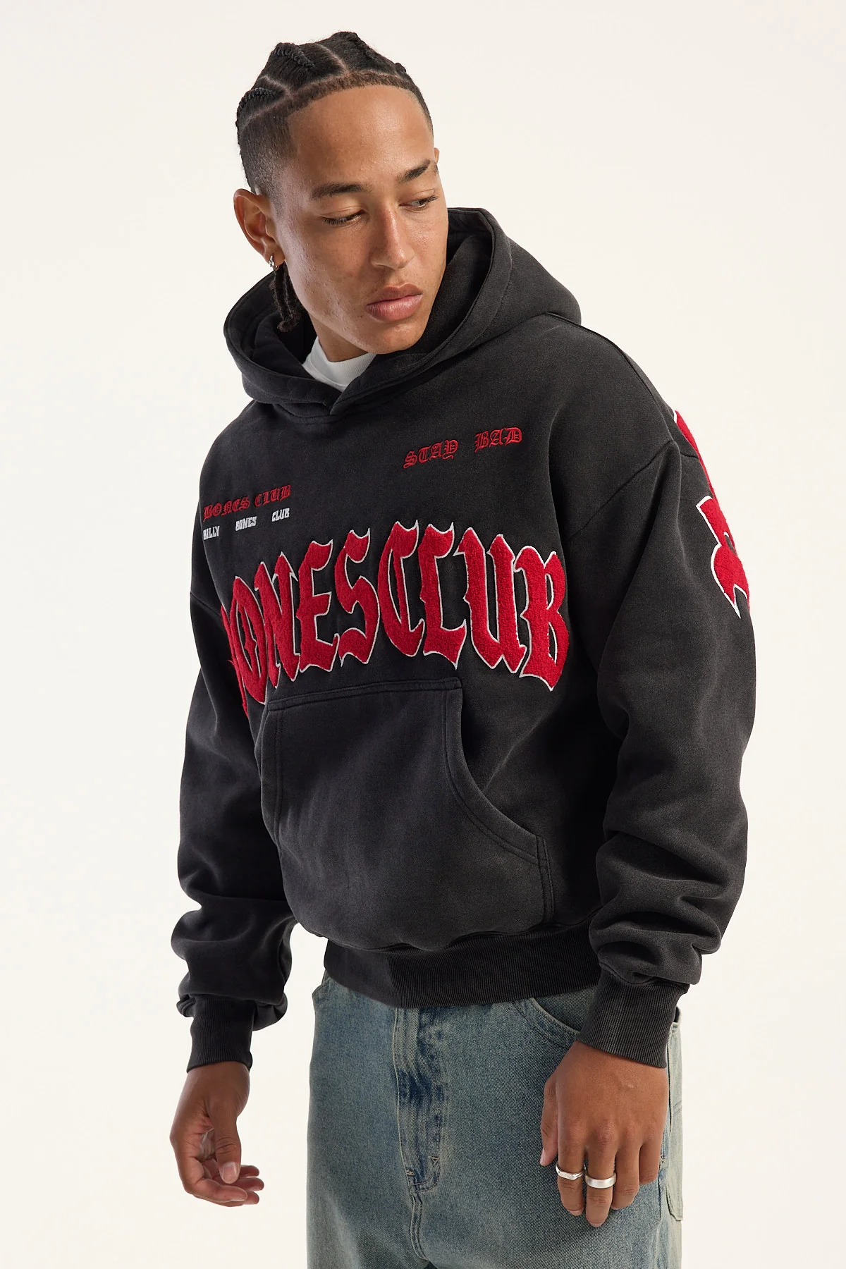 Billy Bones Club Bones Legacy Hoodie Vintage Black - Image 4