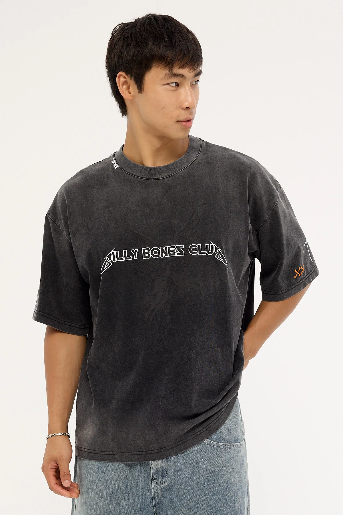 Billy Bones Club End Of Time Tour Tee Washed Black - Image 2