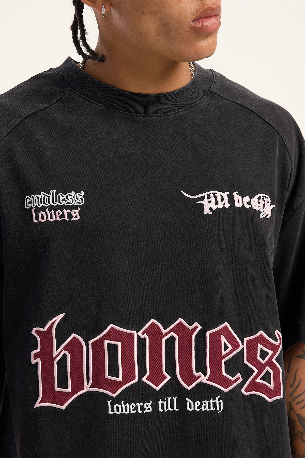 Billy Bones Club Endless 2.0 Contrast Stitch Tee Black - Image 4