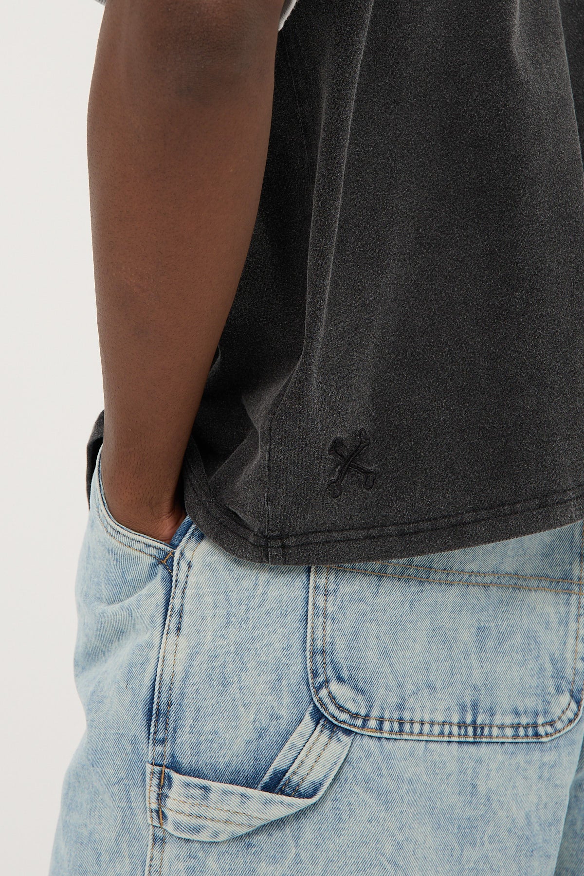 Billy Bones Club Rodeo Ringer Tee White/Black - Image 7