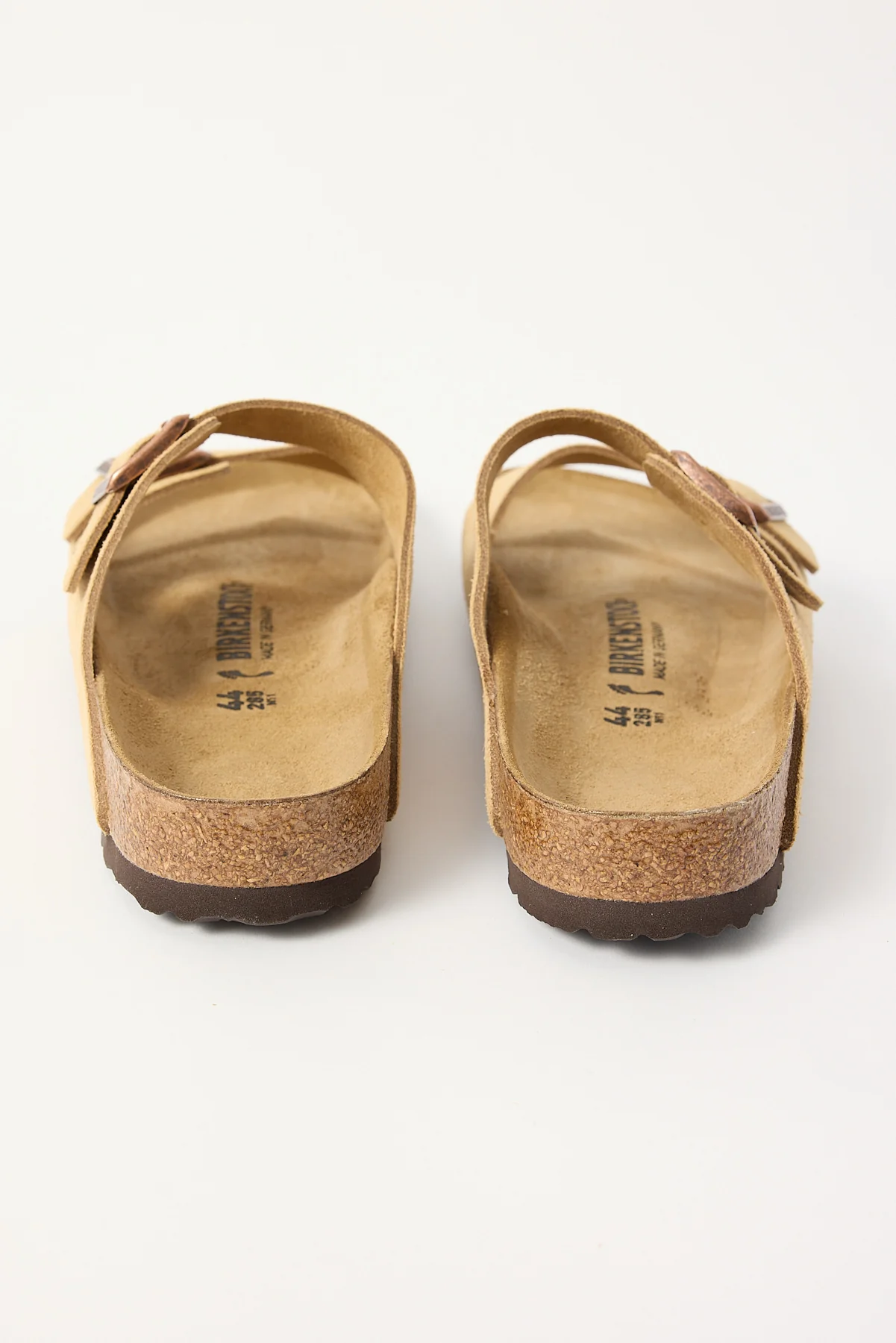 Birkenstock Arizona Suede Leather Narrow Latte Cream - Image 3