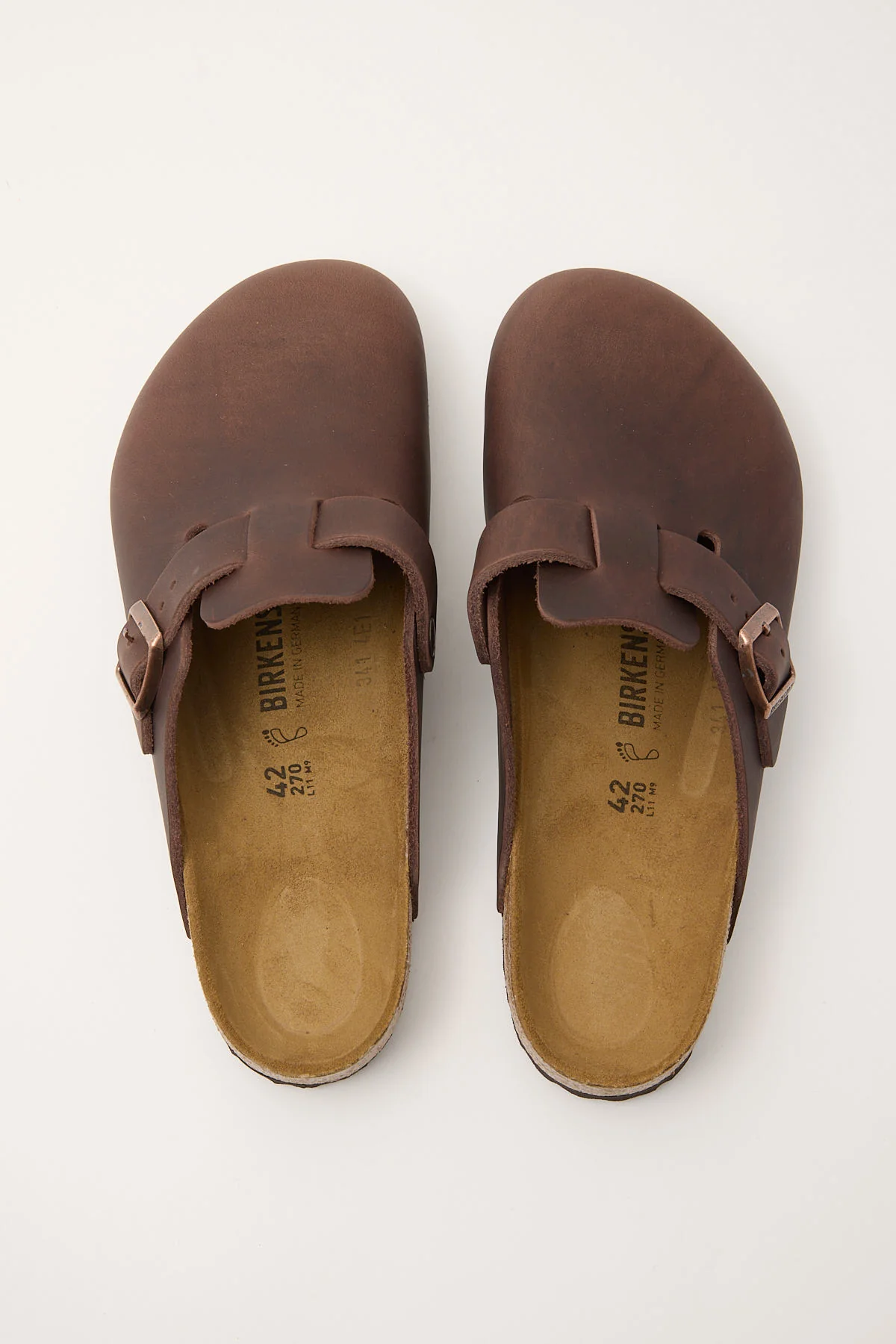 Birkenstock Boston Oiled Leather Regular Oiled Habana - Image 6