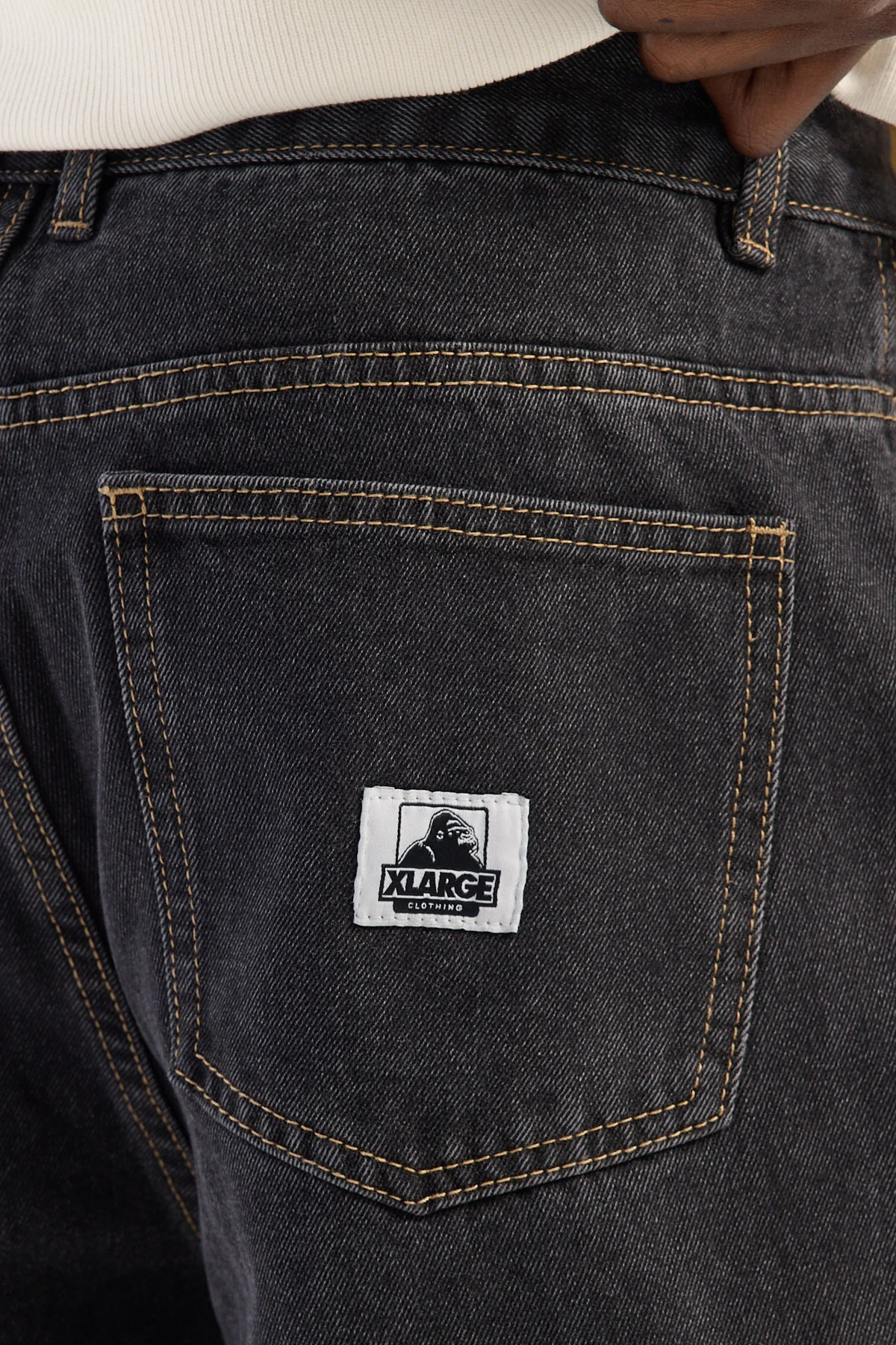 Xlarge Bull Denim 91 Baggy Jean Washed Black - Image 7