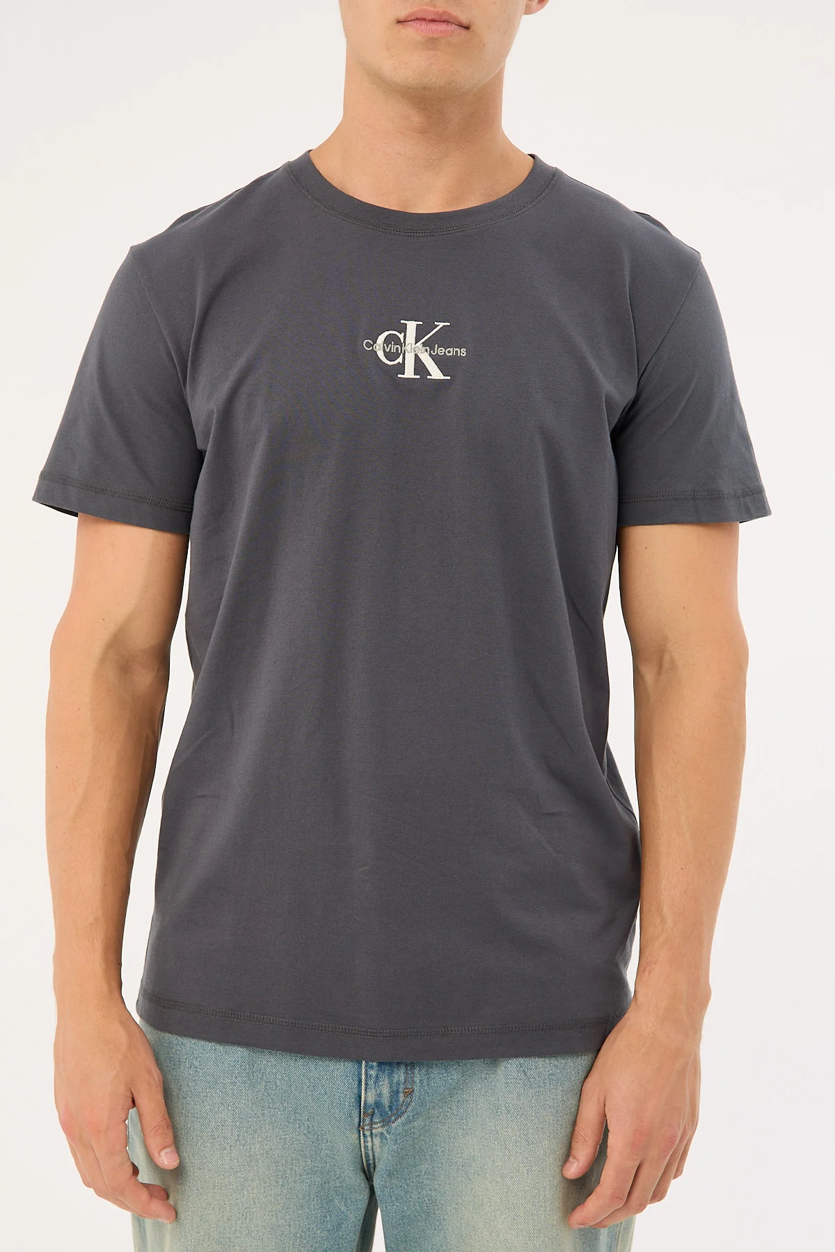 Calvin Klein Monologo Tee Ebony - Image 7