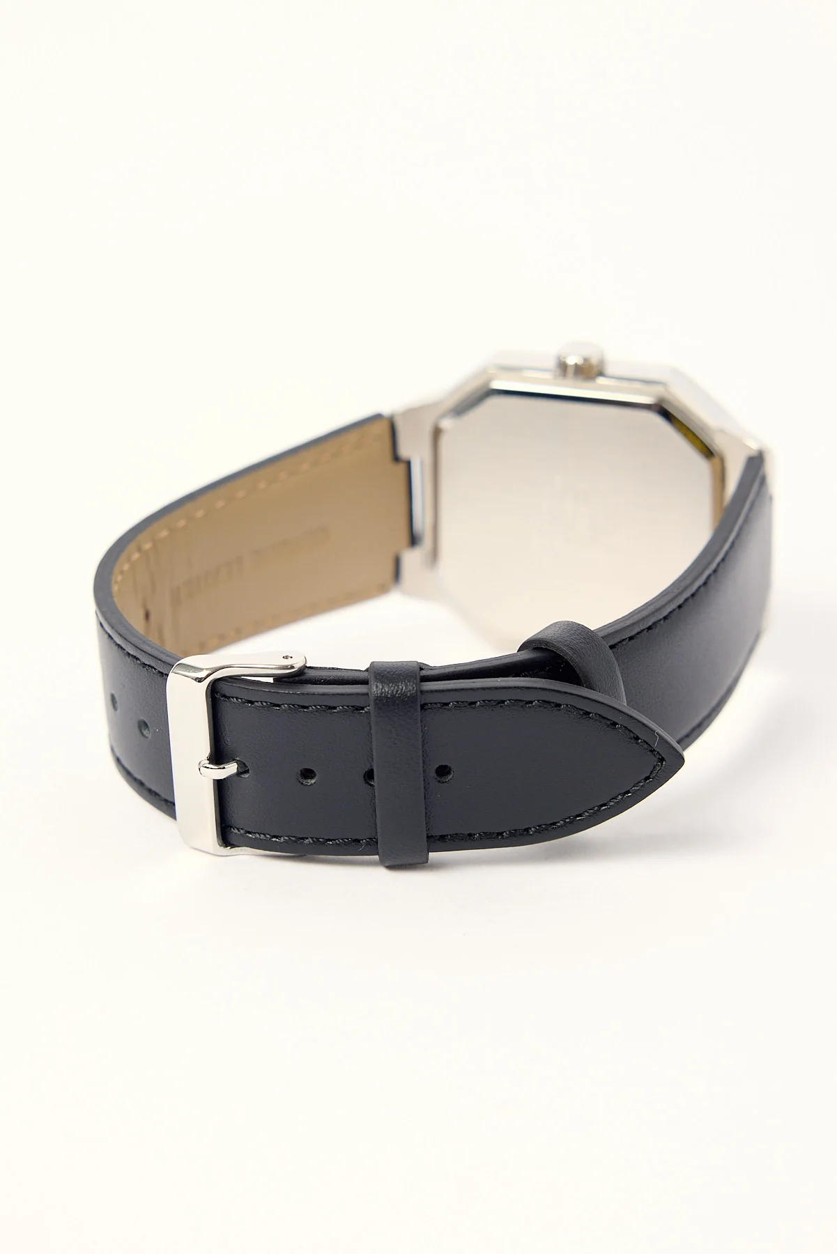 Casio MTPB195L-1A Square Case Analogue Watch Silver/Black PU - Image 3