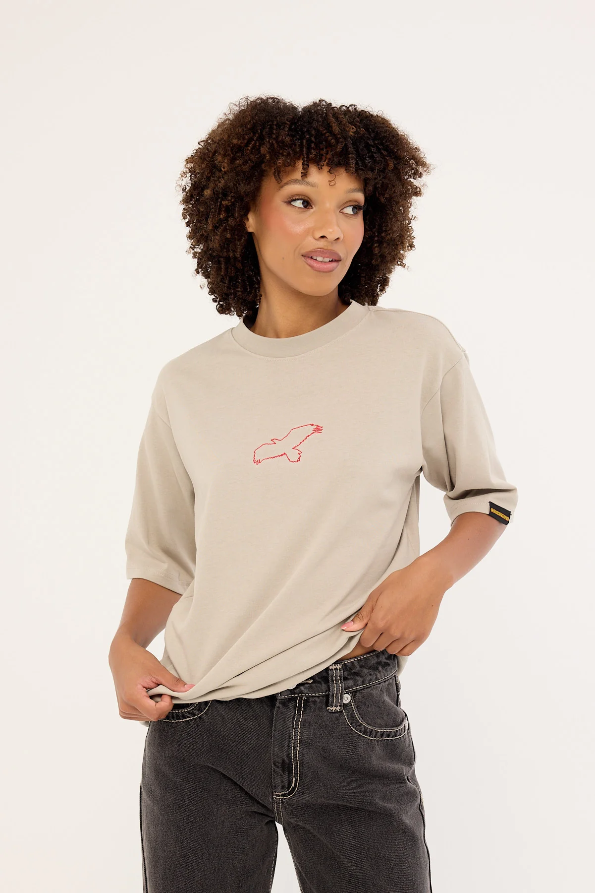 Clothing The Gaps Bunjil Dreaming Tee Grey - Image 6