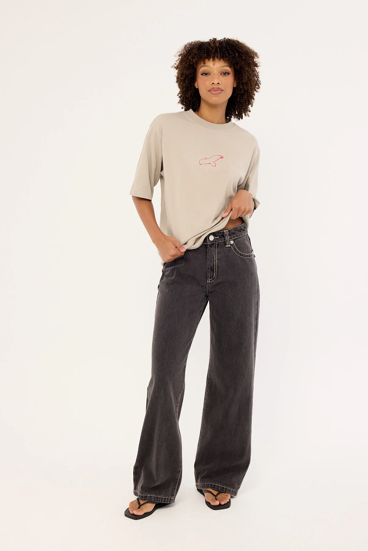 Clothing The Gaps Bunjil Dreaming Tee Grey - Image 7