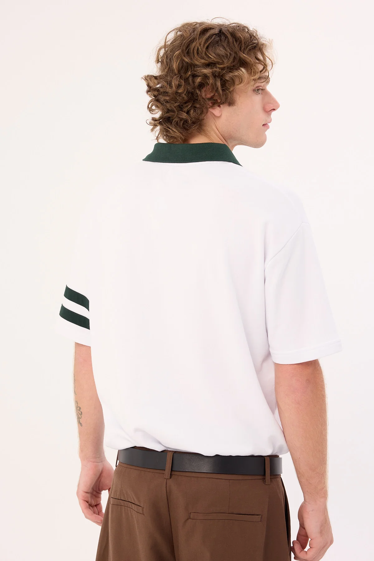 Common Need Ascend Short Sleeve Rugby Polo White - Image 6