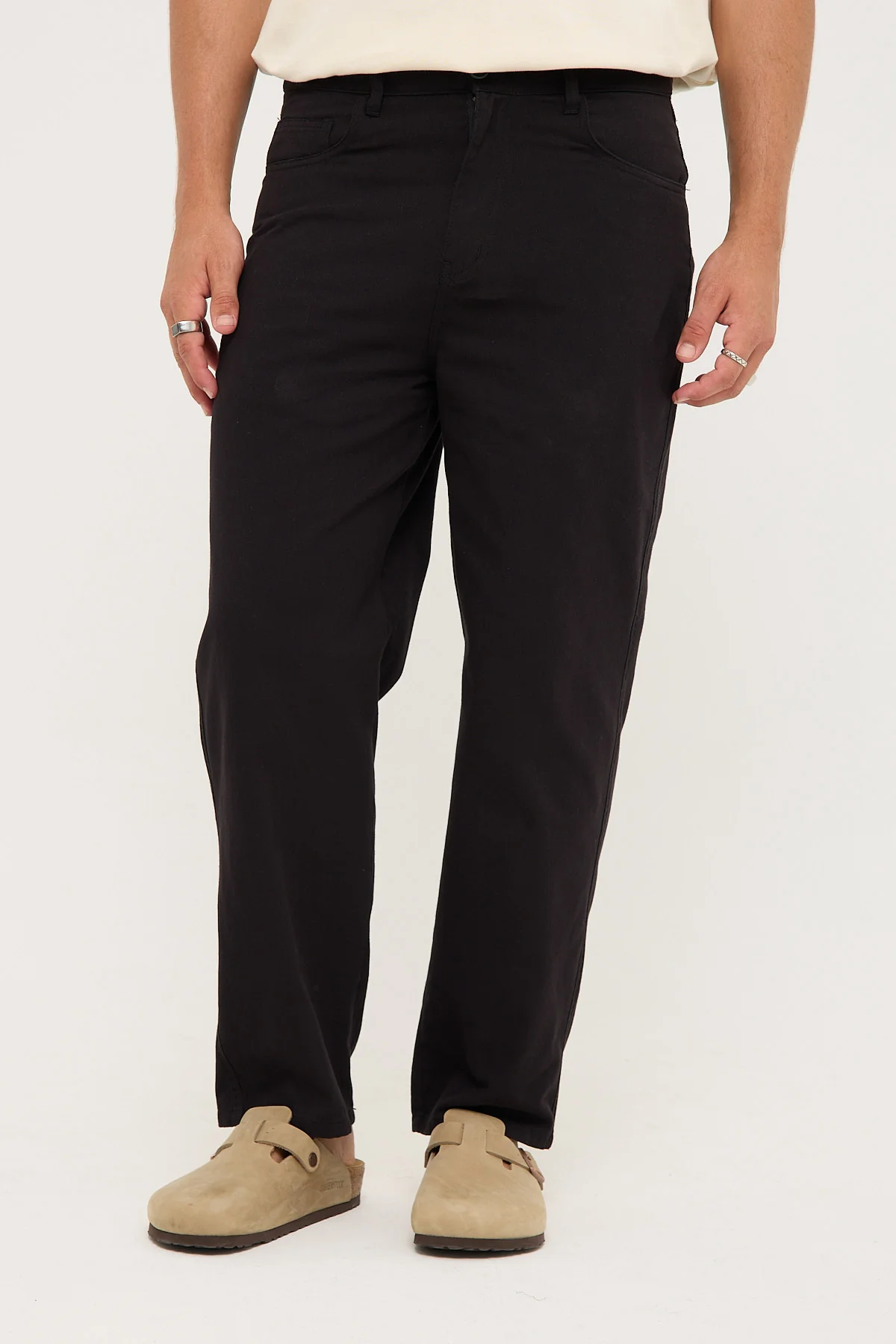 Common Need Brando Straight Leg Pant Black - Image 2
