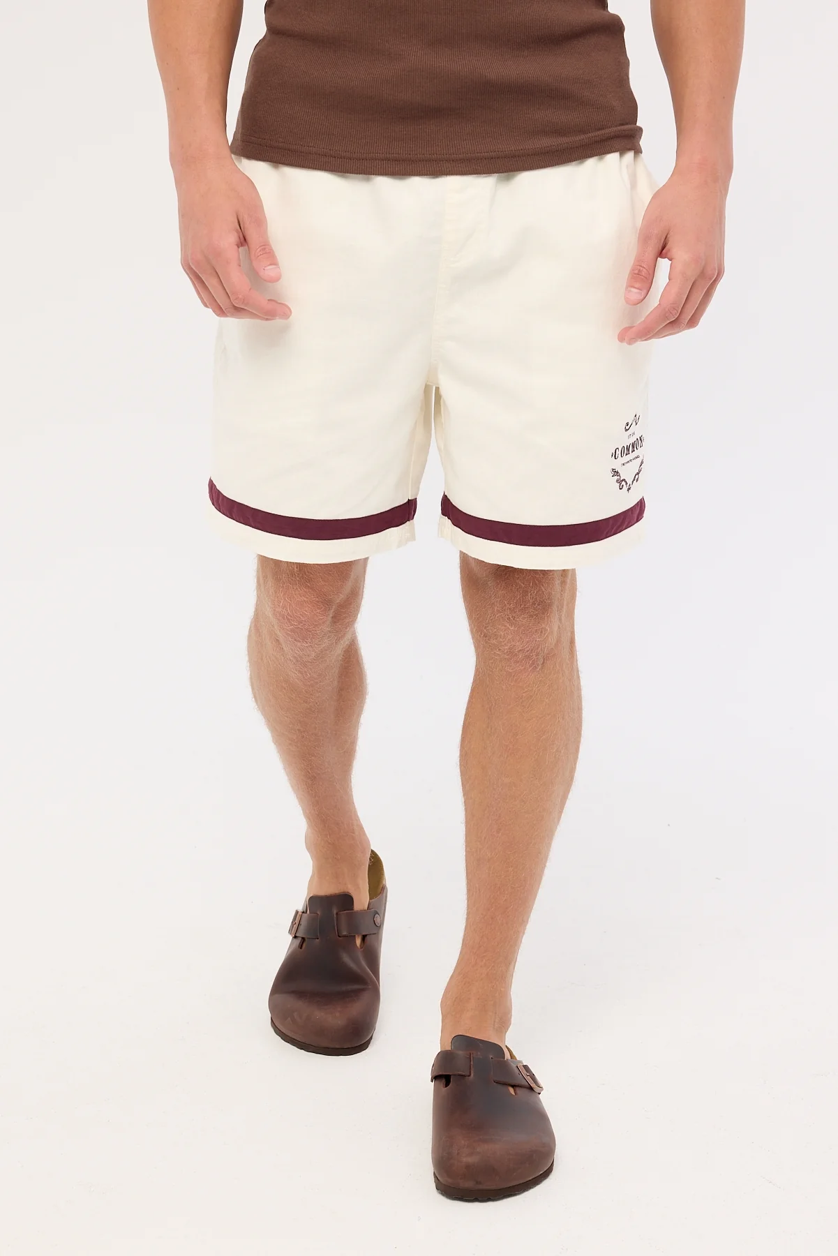 Common Need Dynasty Elastic Waist Short Ecru - Image 2