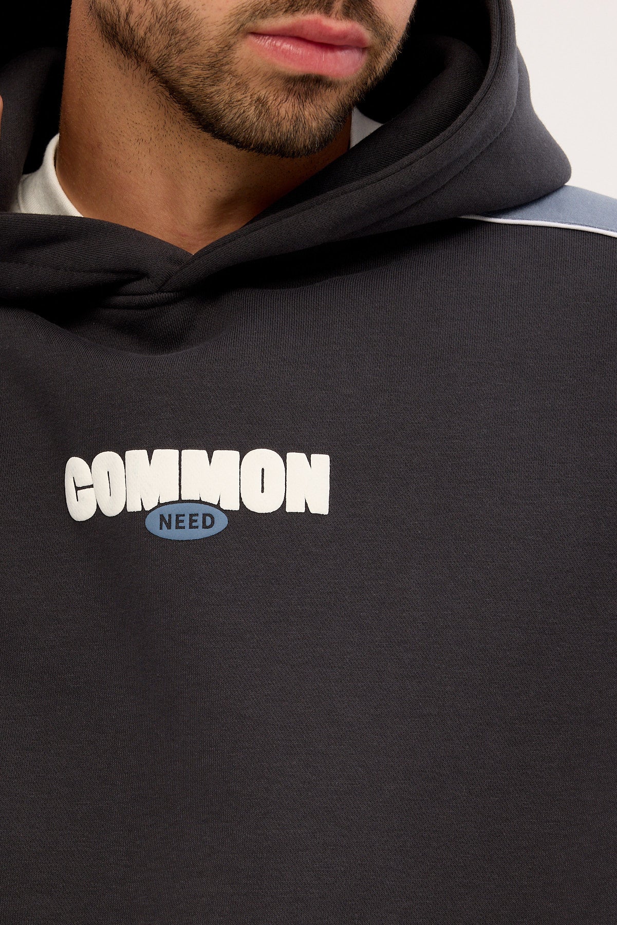 Common Need Gallery Boxy Hoodie Navy - Image 4