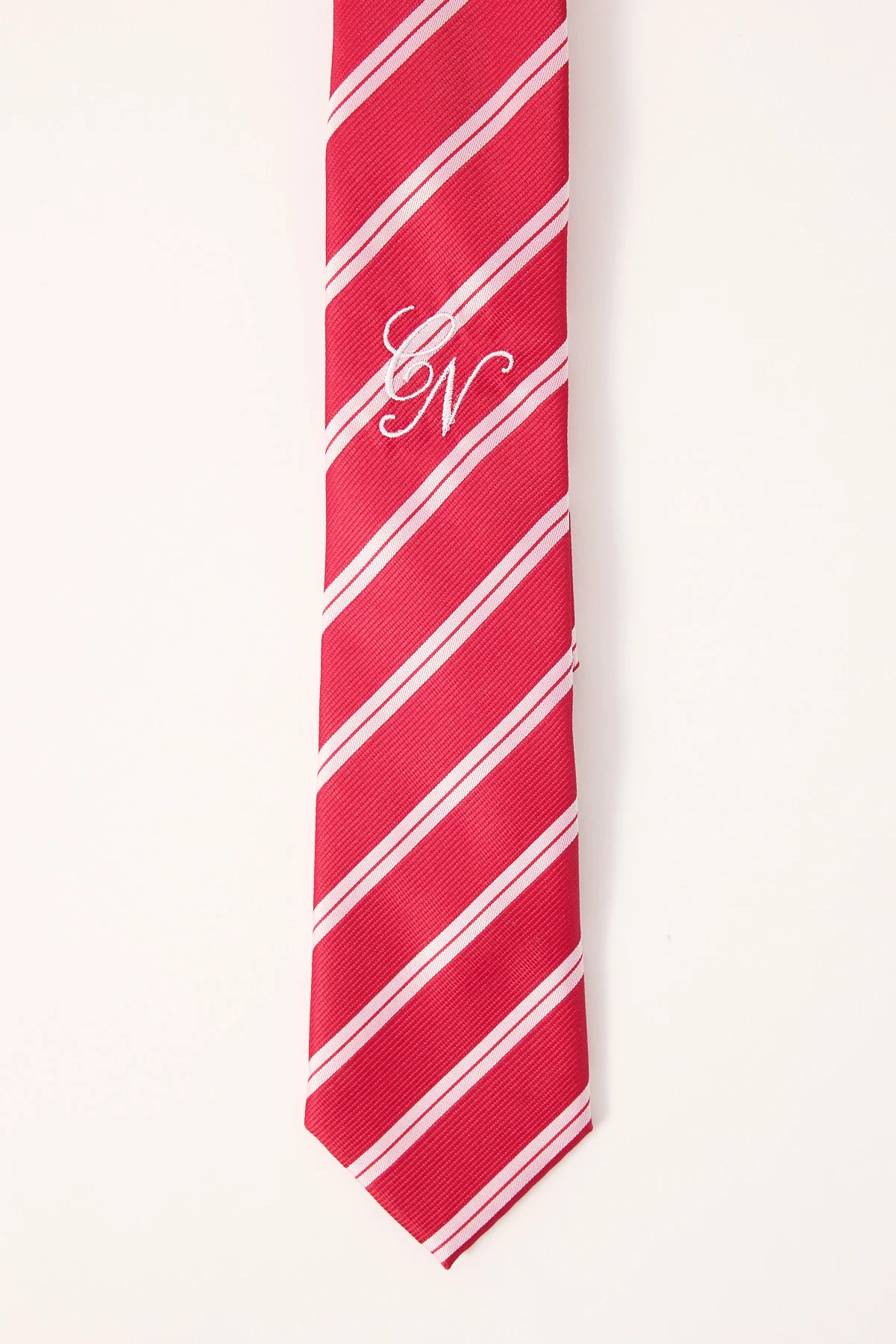 Common Need Honour Classic Tie Burgundy - Image 2