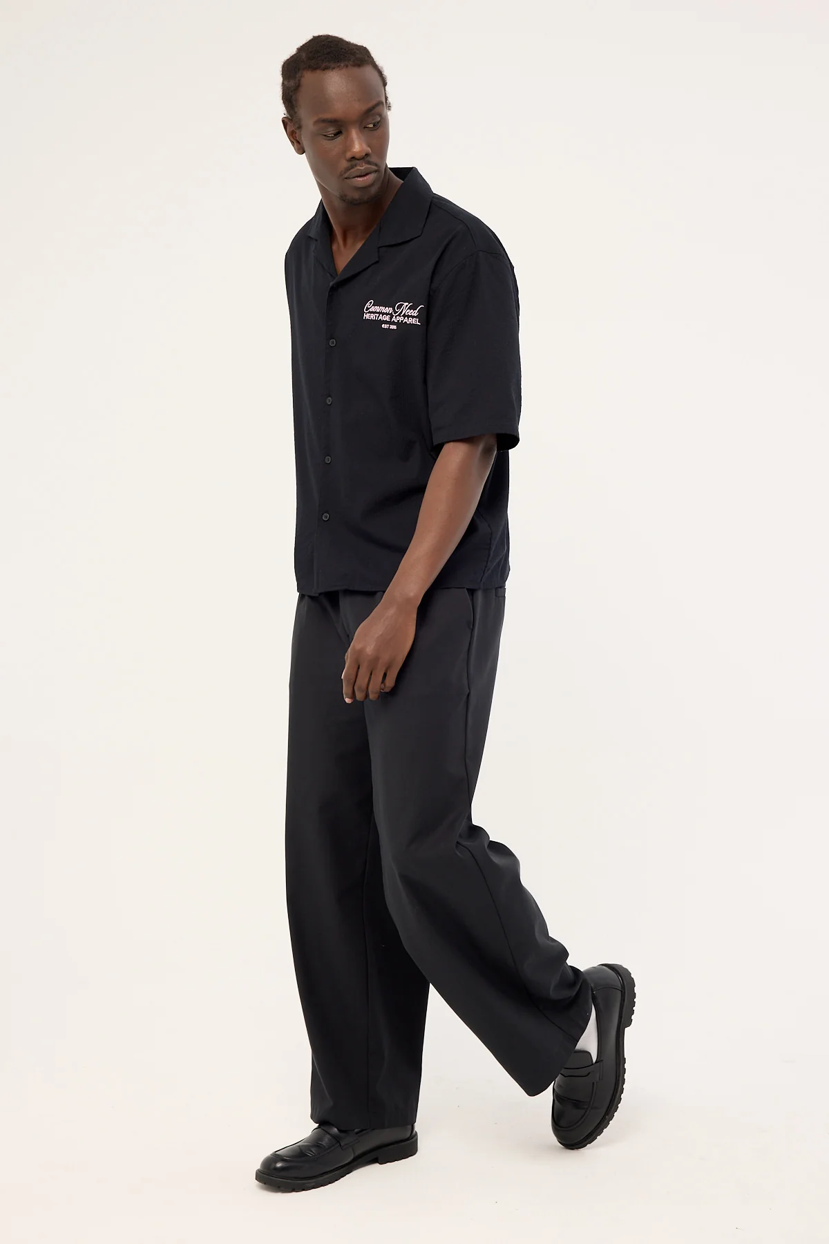 Common Need Jaxon Baggy Tailored Trouser Black - Image 5