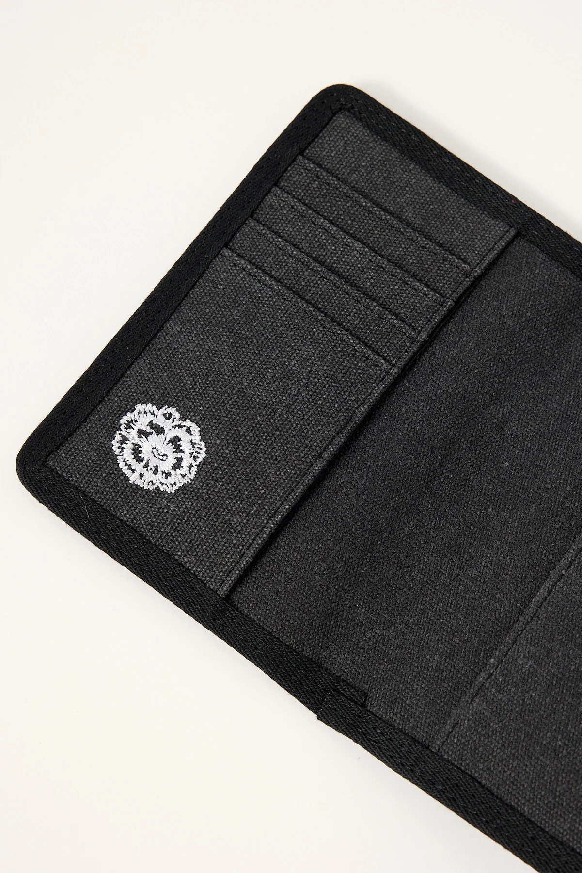 Common Need Koi Fish Passport Wallet Washed Black - Image 3