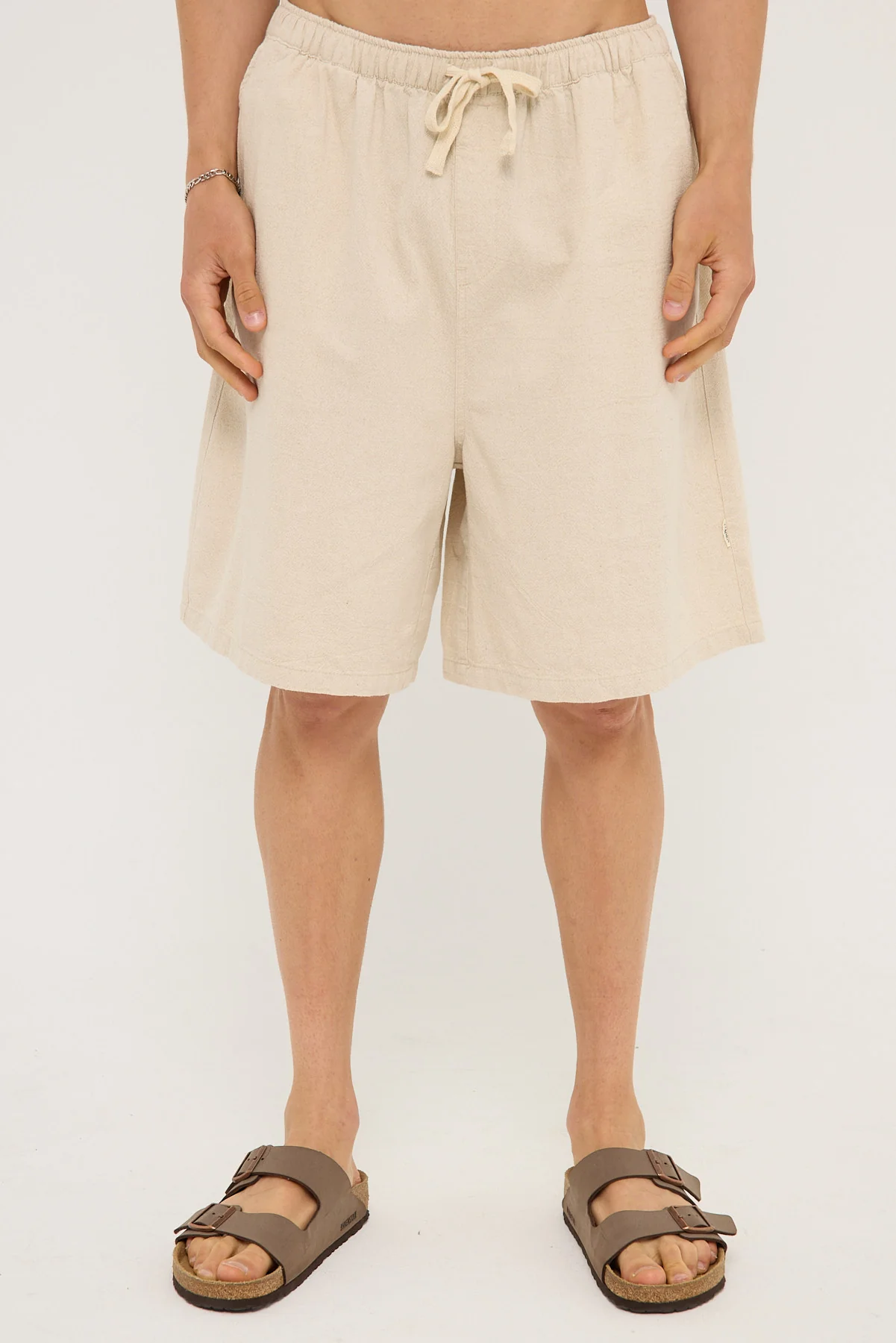 Common Need Loose Linen Short Natural - Image 5