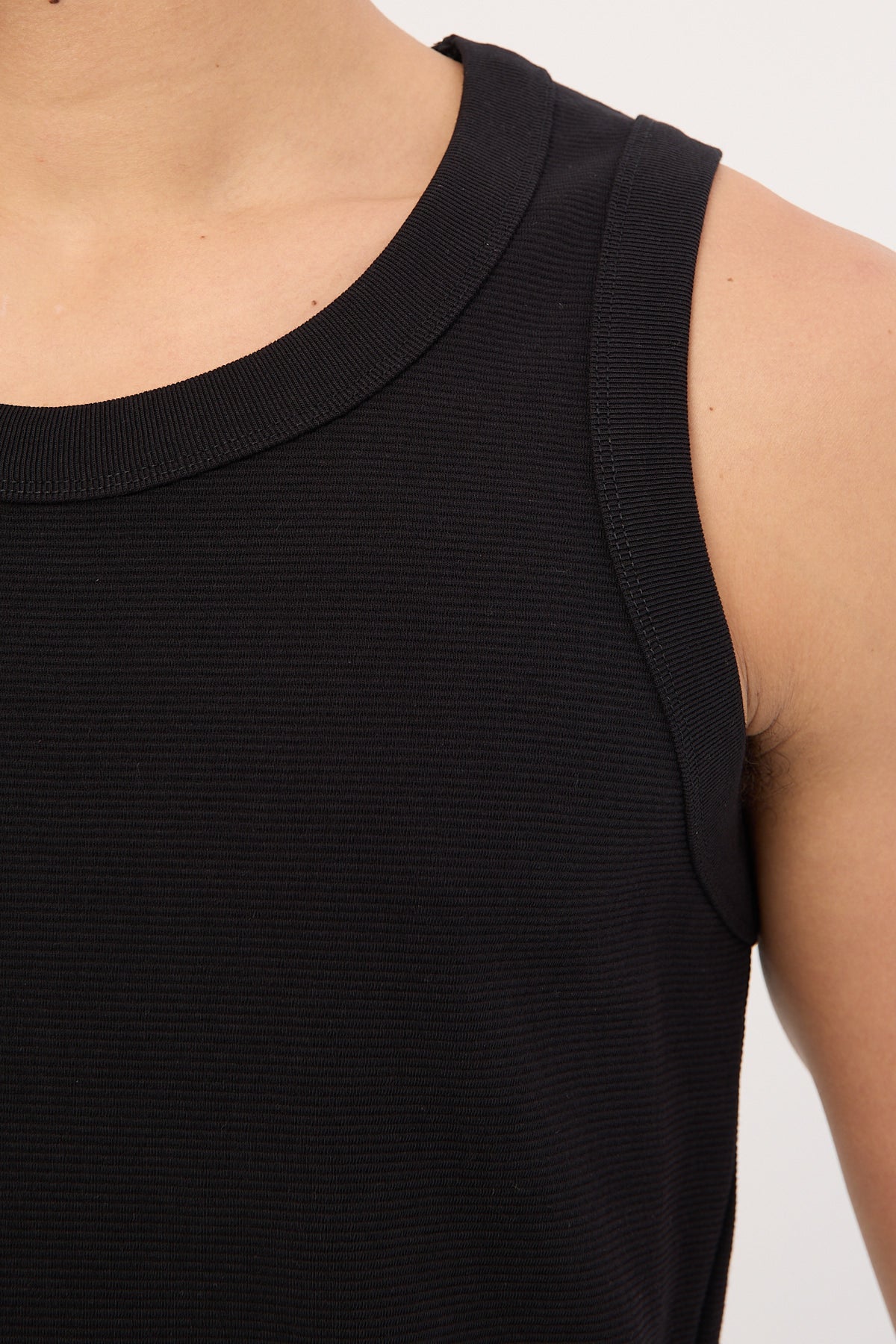 Common Need Luxe Ottoman Singlet Black - Image 5