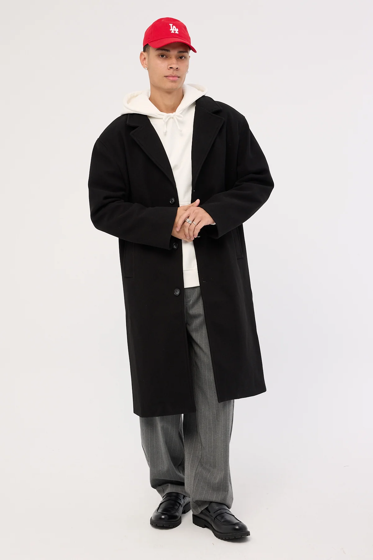 Common Need Oversize Coat Black - Image 4