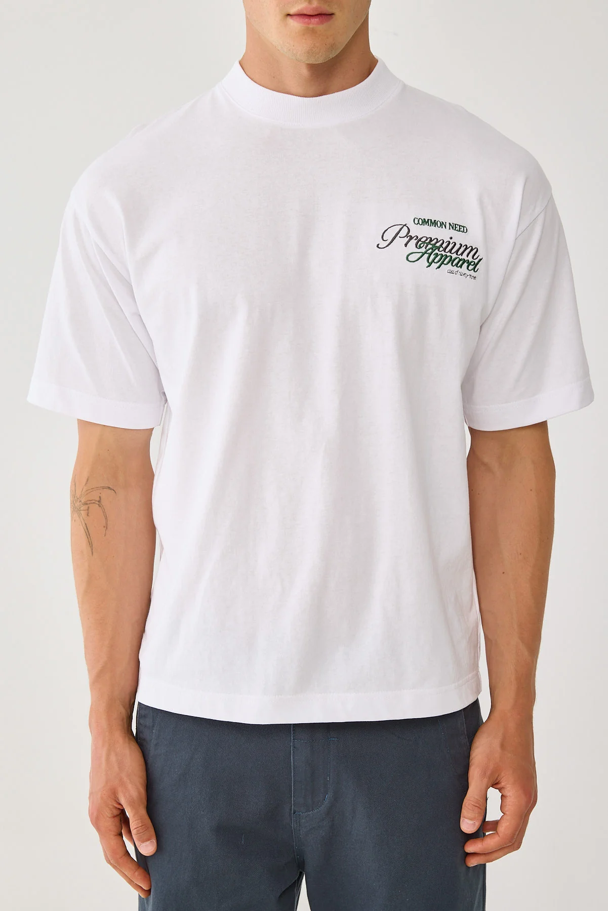 Common Need Premium Heavyweight Easy Tee White - Image 6