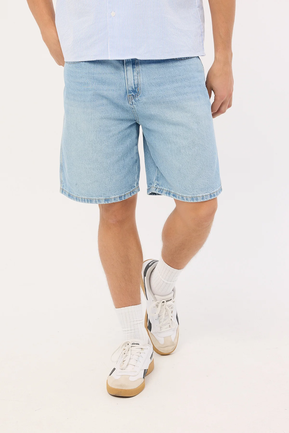 Common Need Refine Denim Jort Tide Blue - Image 2