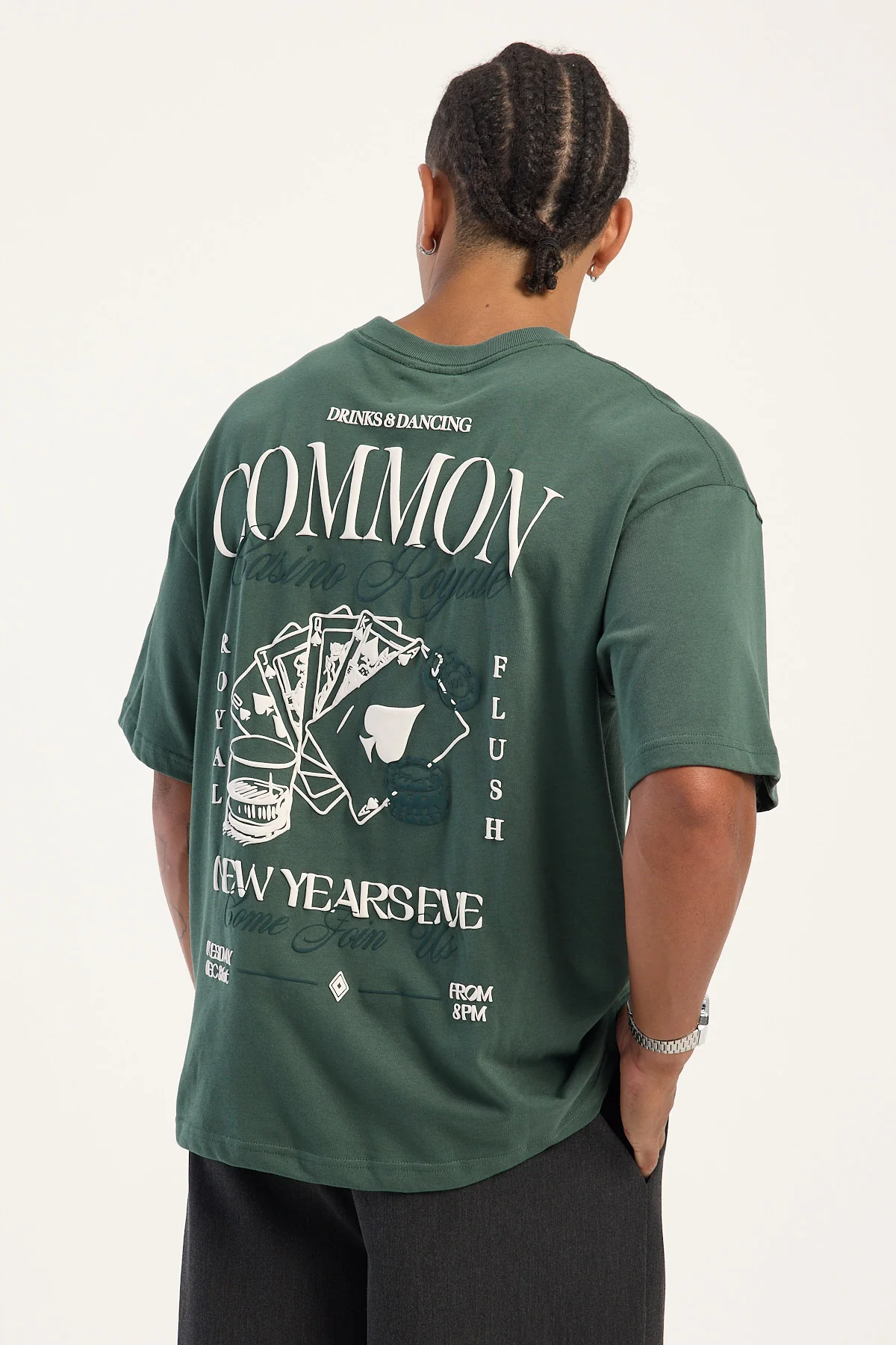 Common Need Royale Heavyweight Easy Tee Field Green - Image 6