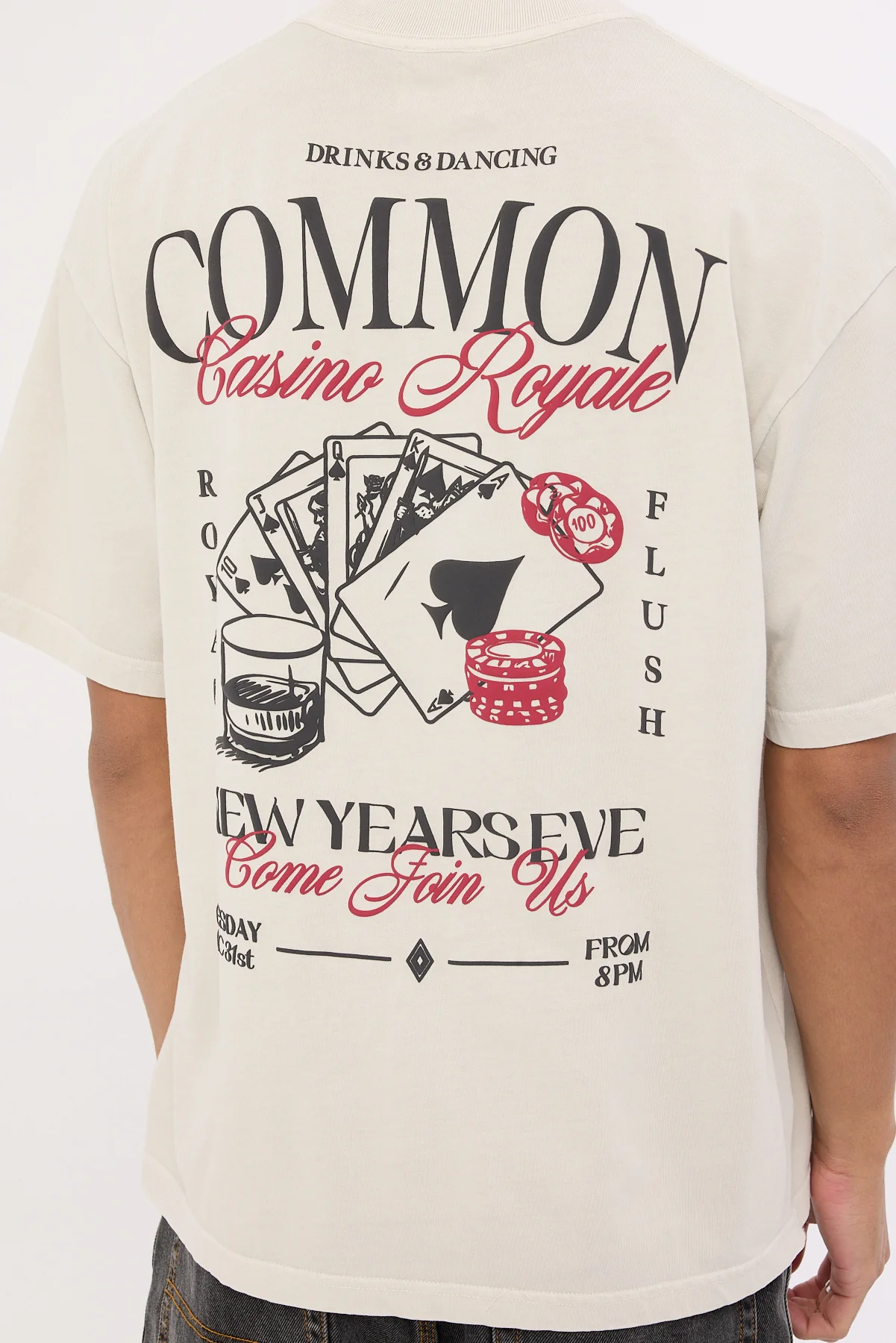 Common Need Royale Heavyweight Easy Tee Washed Grey Fog - Image 7