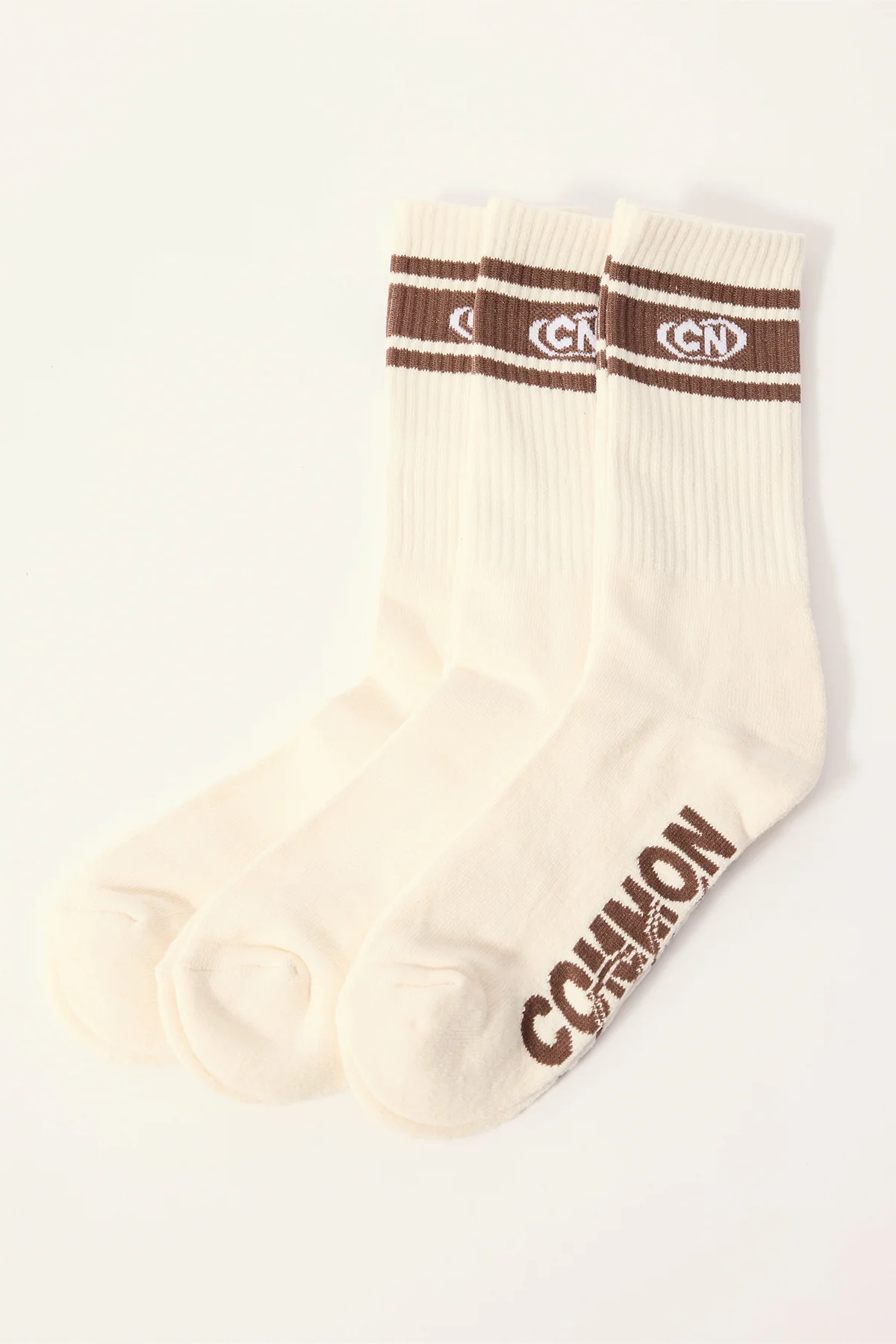 Common Need Ruesset Sock 3 Pack ECRU