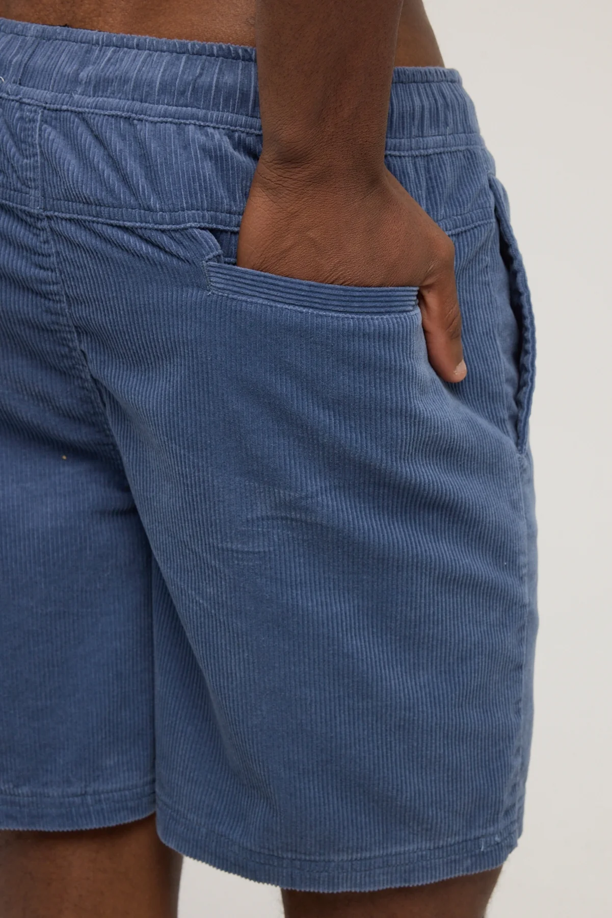 Common Need Salt Organic Cord Short Dusty Blue - Image 6