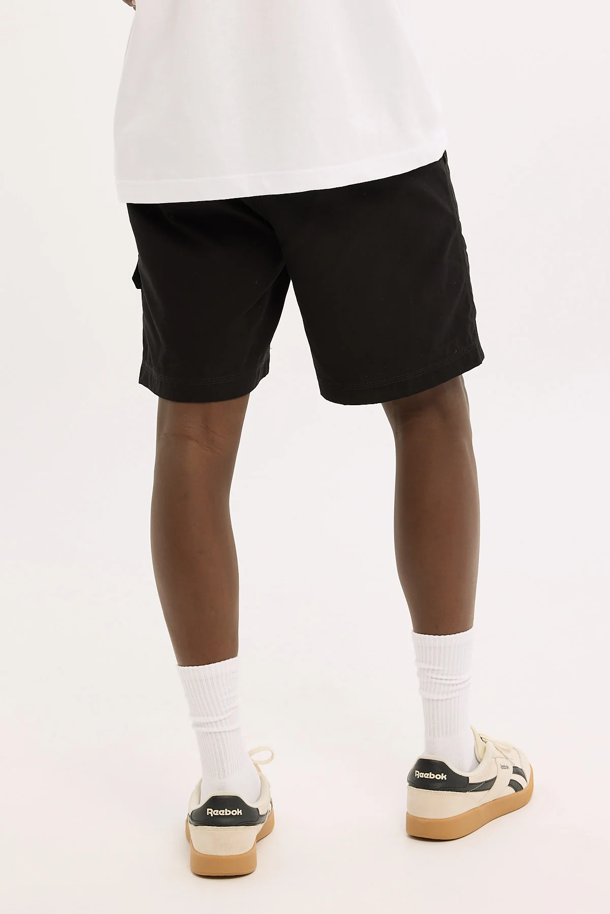 Common Need Sanctuary Elastic Waist Cargo Short Black - Image 6