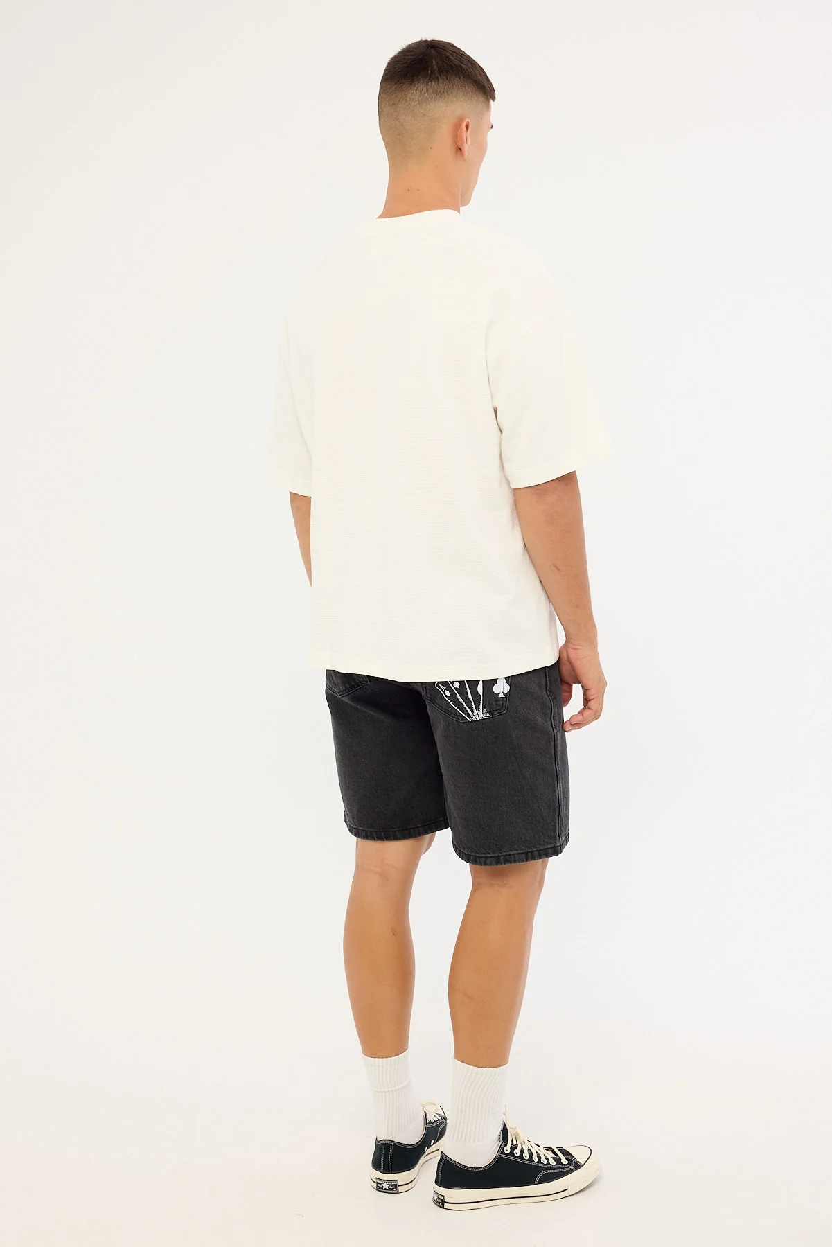Common Need Slots Denim Jort Storm Black - Image 5