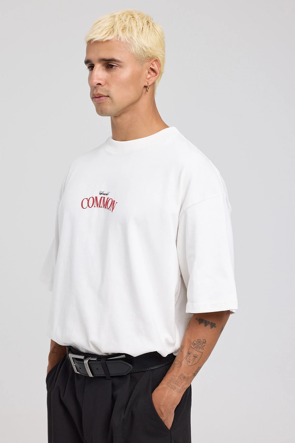 Common Need Sorrento Heavyweight Easy Tee White - Image 5
