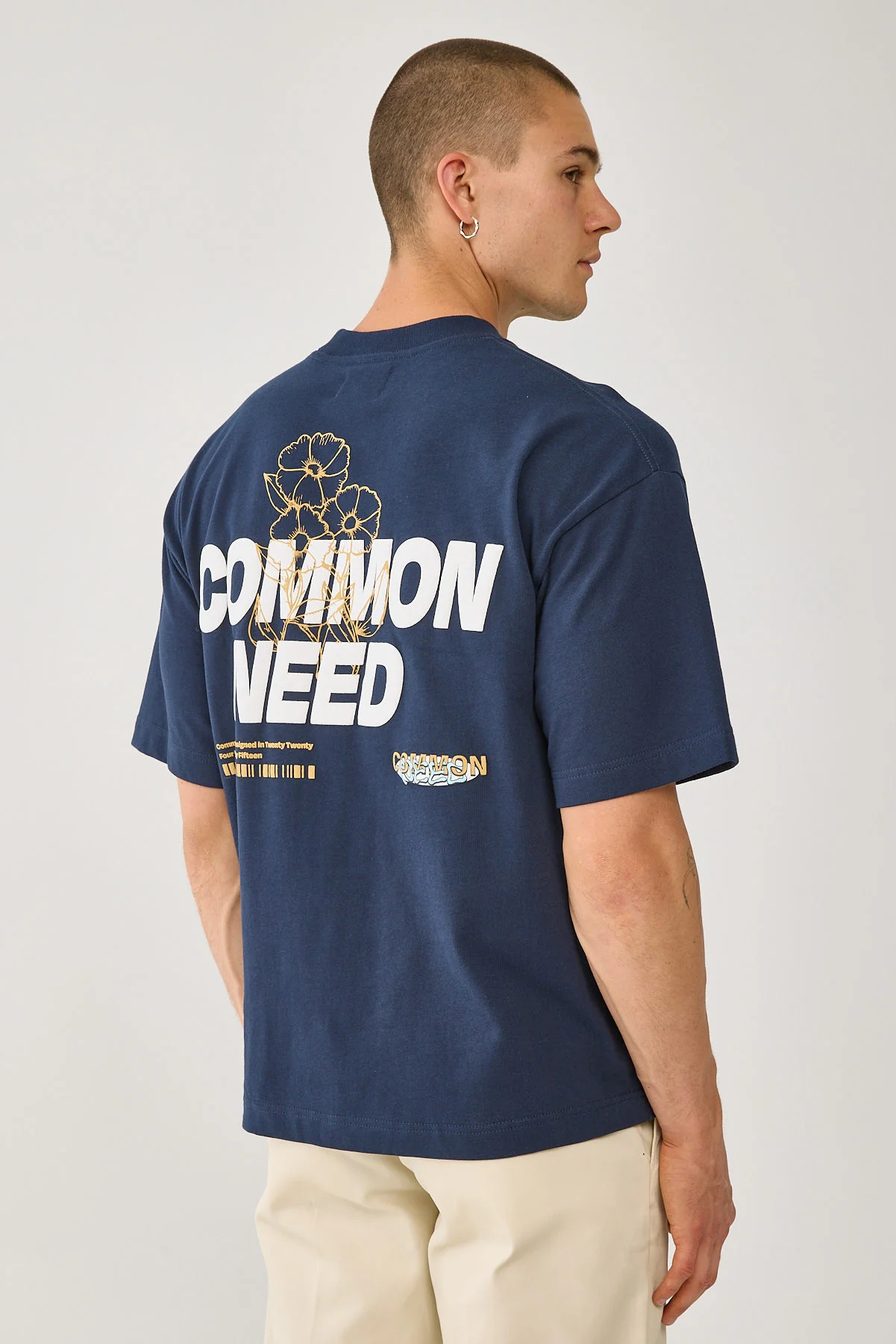 Common Need Sprout Heavyweight Easy Tee Navy - Image 5