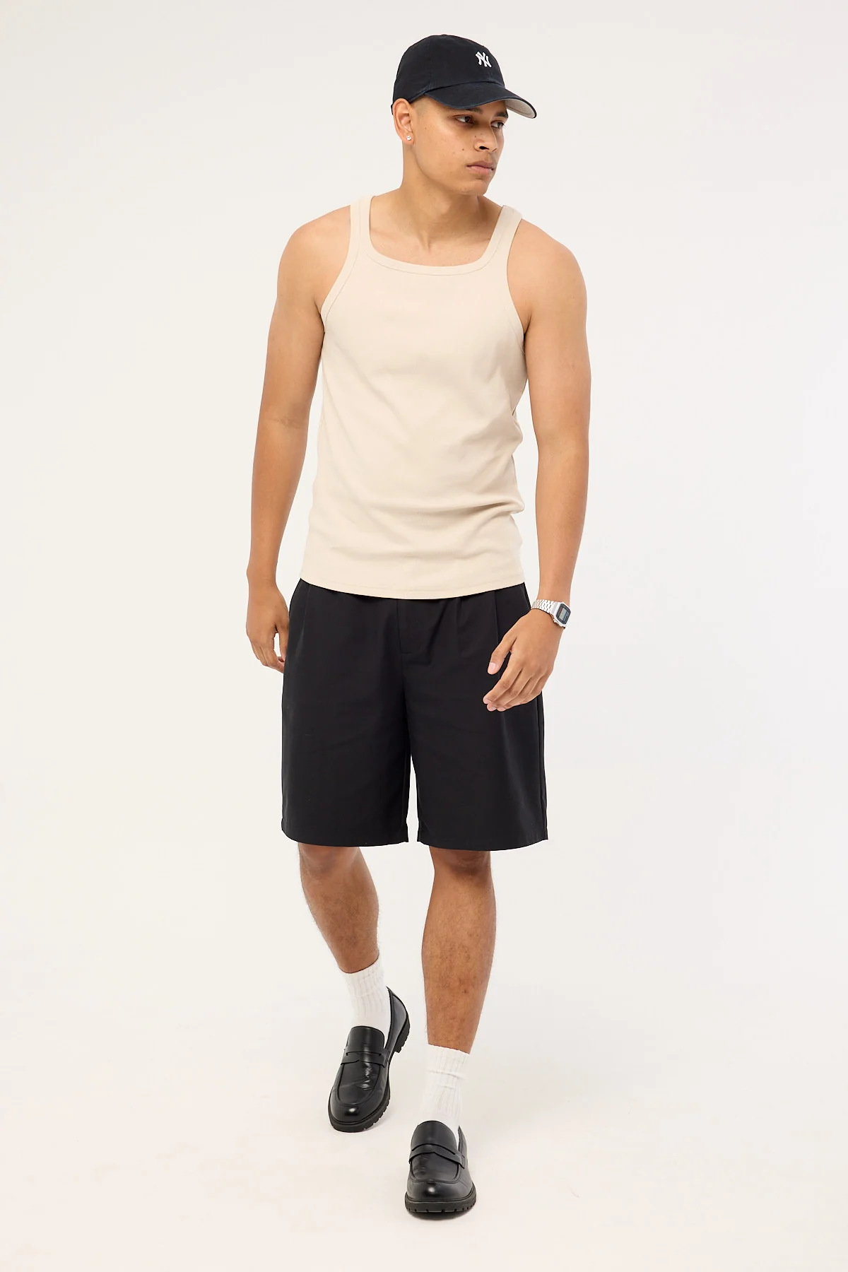 Common Need Square Neck Singlet Tank Sand - Image 2