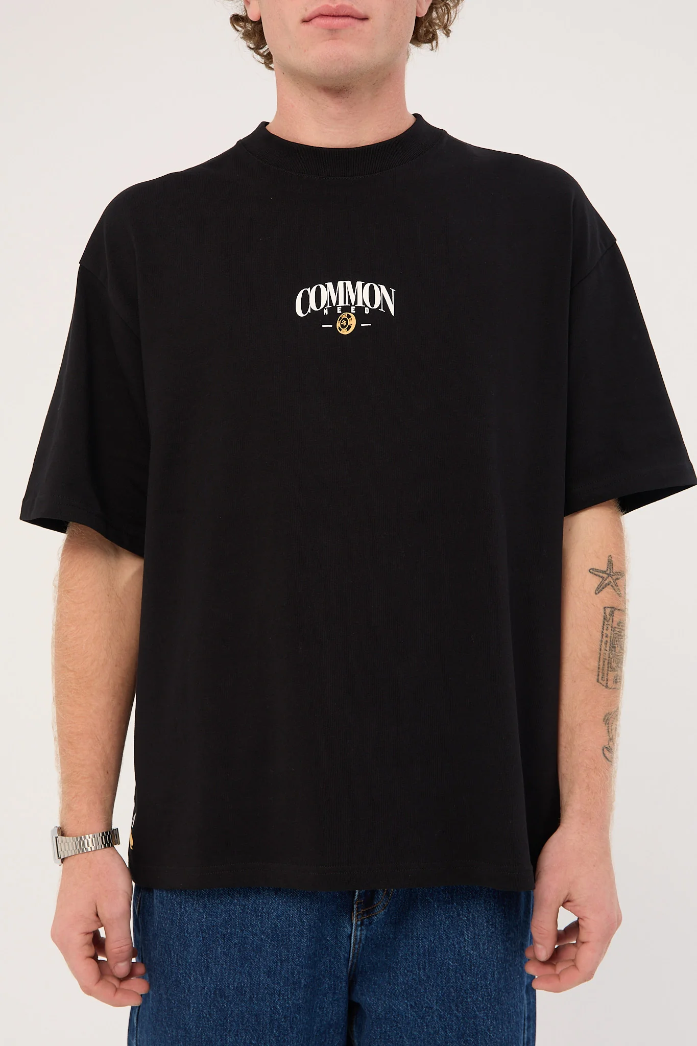 Common Need Stake Heavyweight Easy Tee Black - Image 8