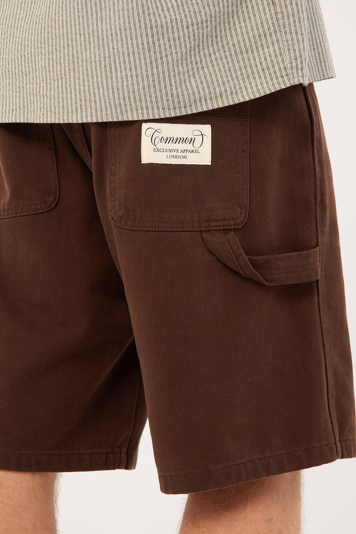 Common Need Thiago Carpenter Short Washed Brown - Image 6