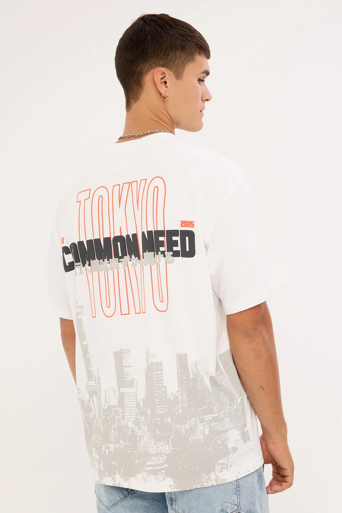 Common Need Toshi Heavyweight Boxy Tee White - Image 6